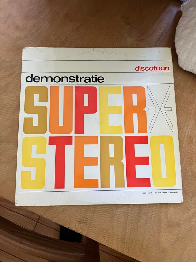 Discofoon Demonstratie Super Stereo LP - Vintage Vinyl, Ophalen of Verzenden, Gebruikt, 12 inch