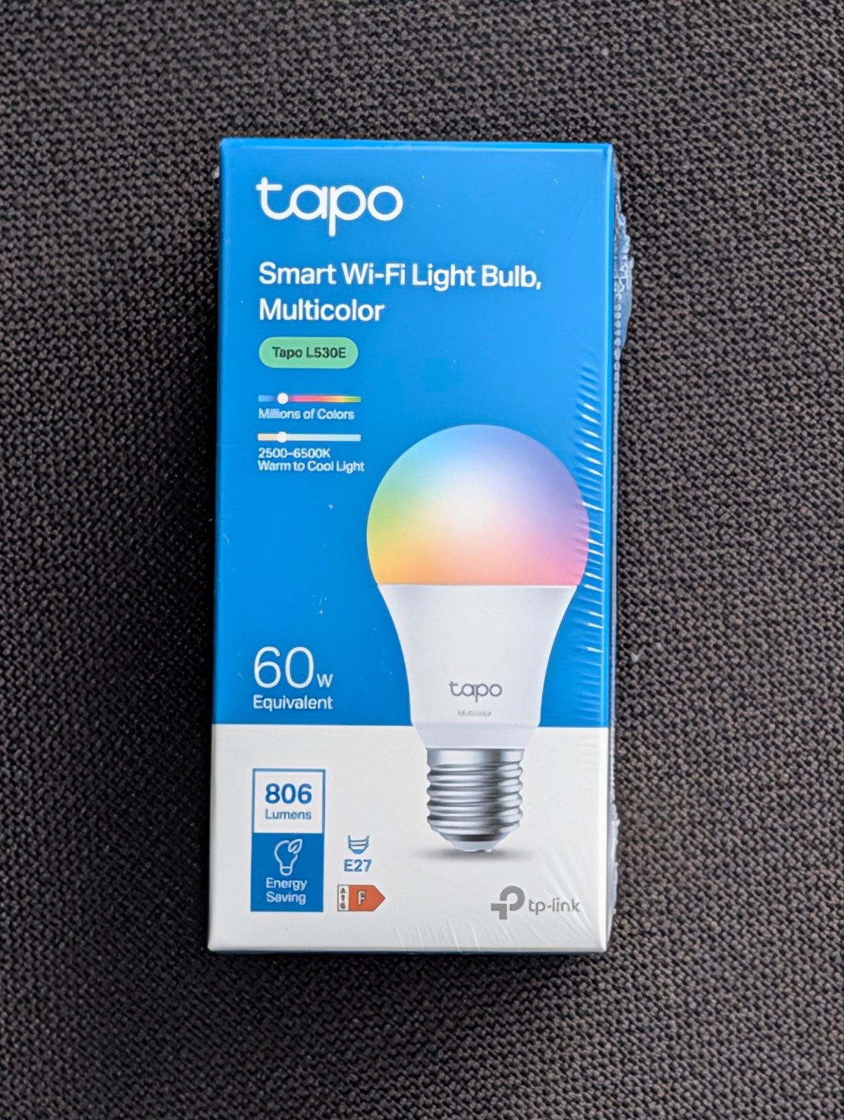 Tapo L530E Smart Wi-Fi LED Lamp E27 Multicolor Nieuw, Overige merken, Meerkleurig, Nieuw, Kleur aanpasbaar
