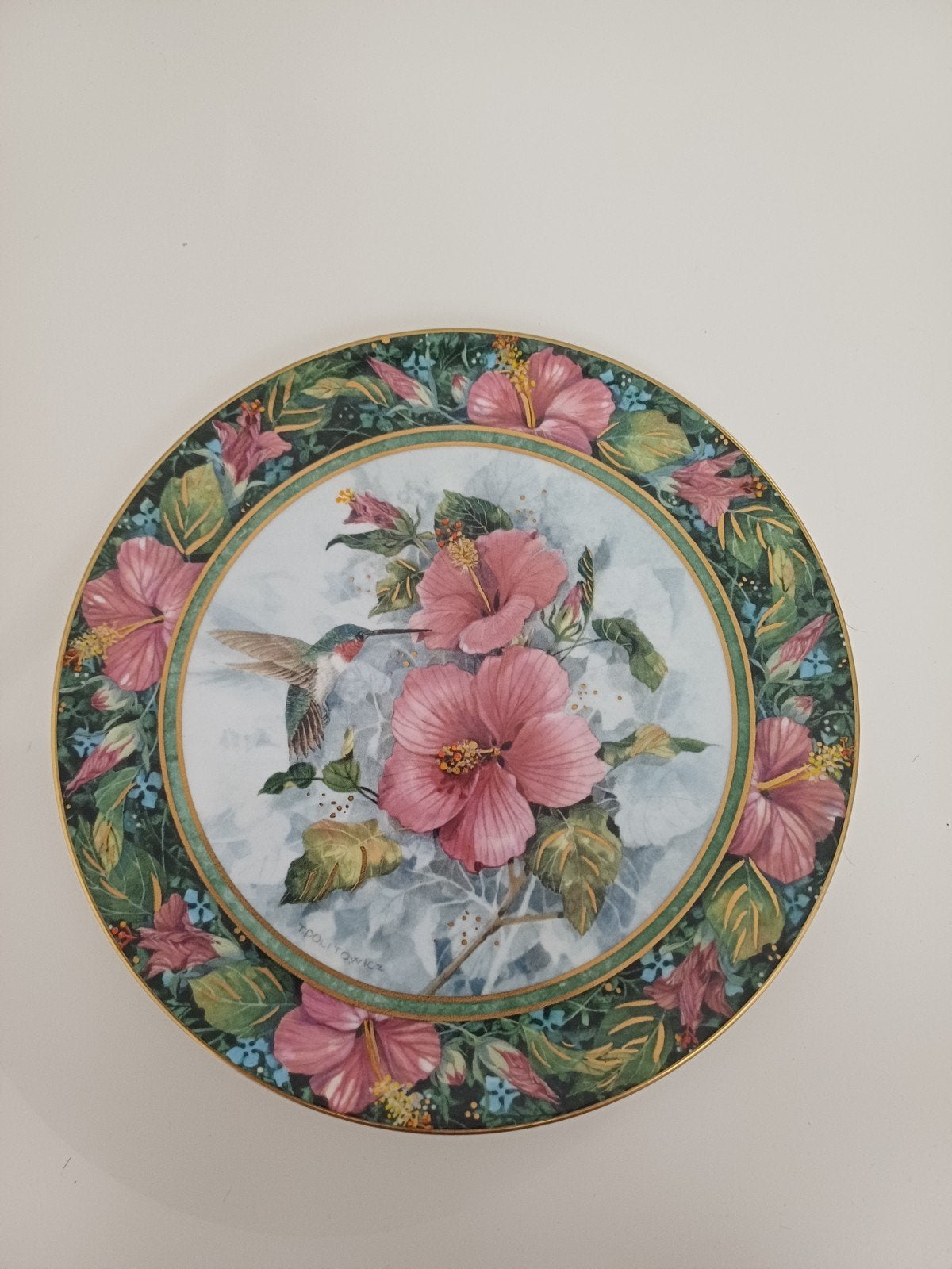 Franklin Mint The Imperial Hummingbird sierbord, Ophalen