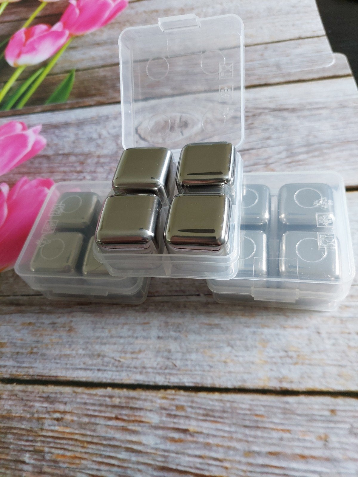 herbruikbare whisky stones ice cube roestvrijstaal, Ophalen of Verzenden, Nieuw