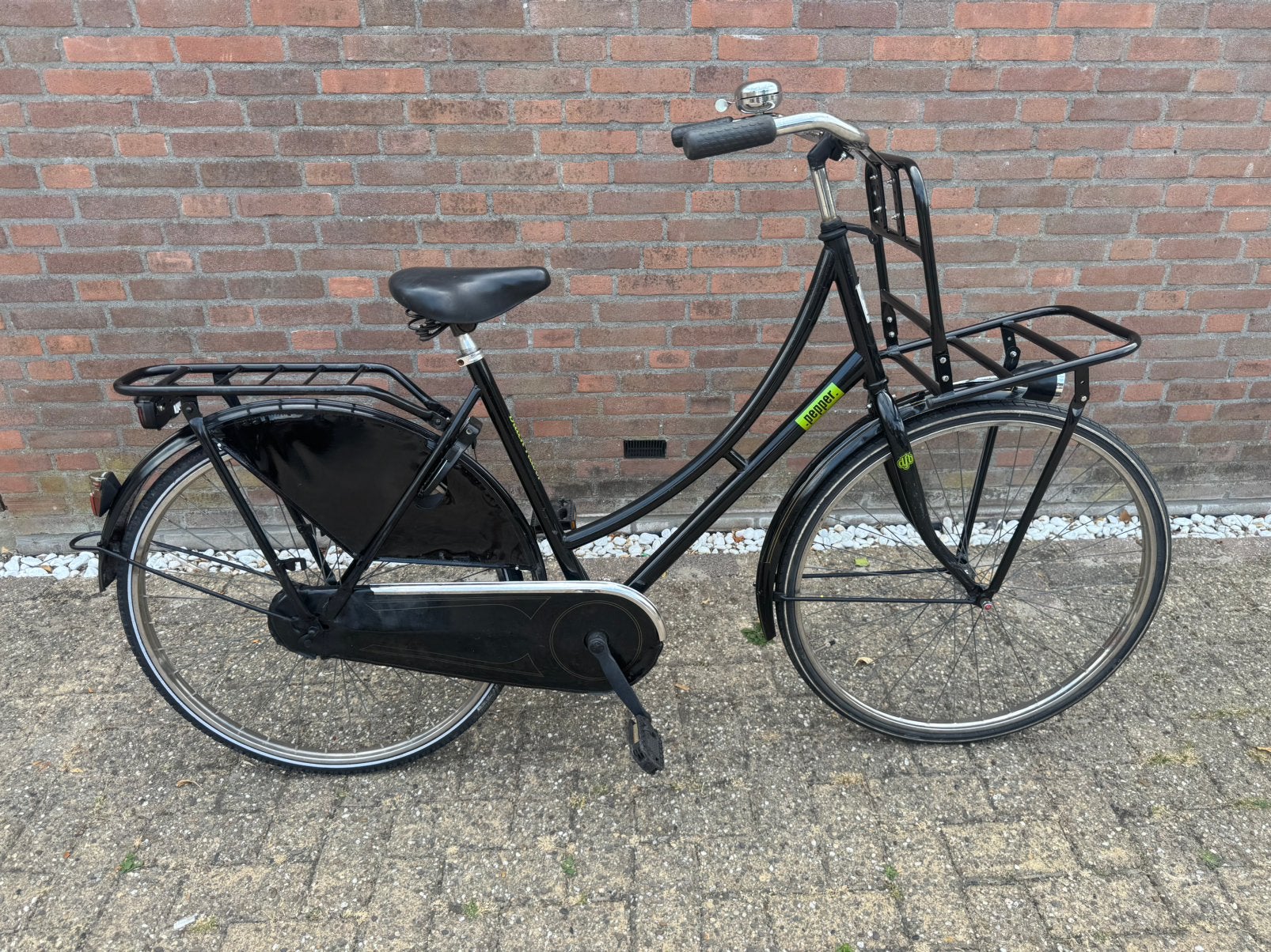 AFB Pepper Oma fiets 28" Frame 55 cm met transportrek, Fietsen en Brommers, Ophalen, Terugtraprem, Dutch Flavor Bikes, 53 tot 56 cm