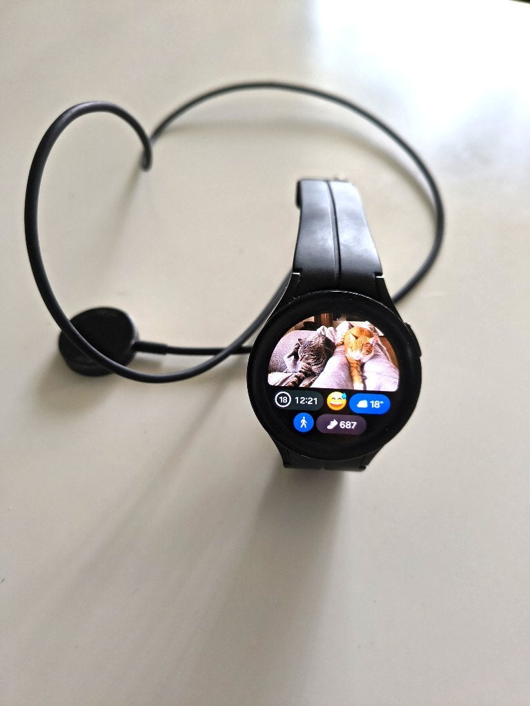 Samsung Galaxy Watch5 Pro Zwart, Conditie, Zwart, Samsung ⌚️, Ophalen of Verzenden