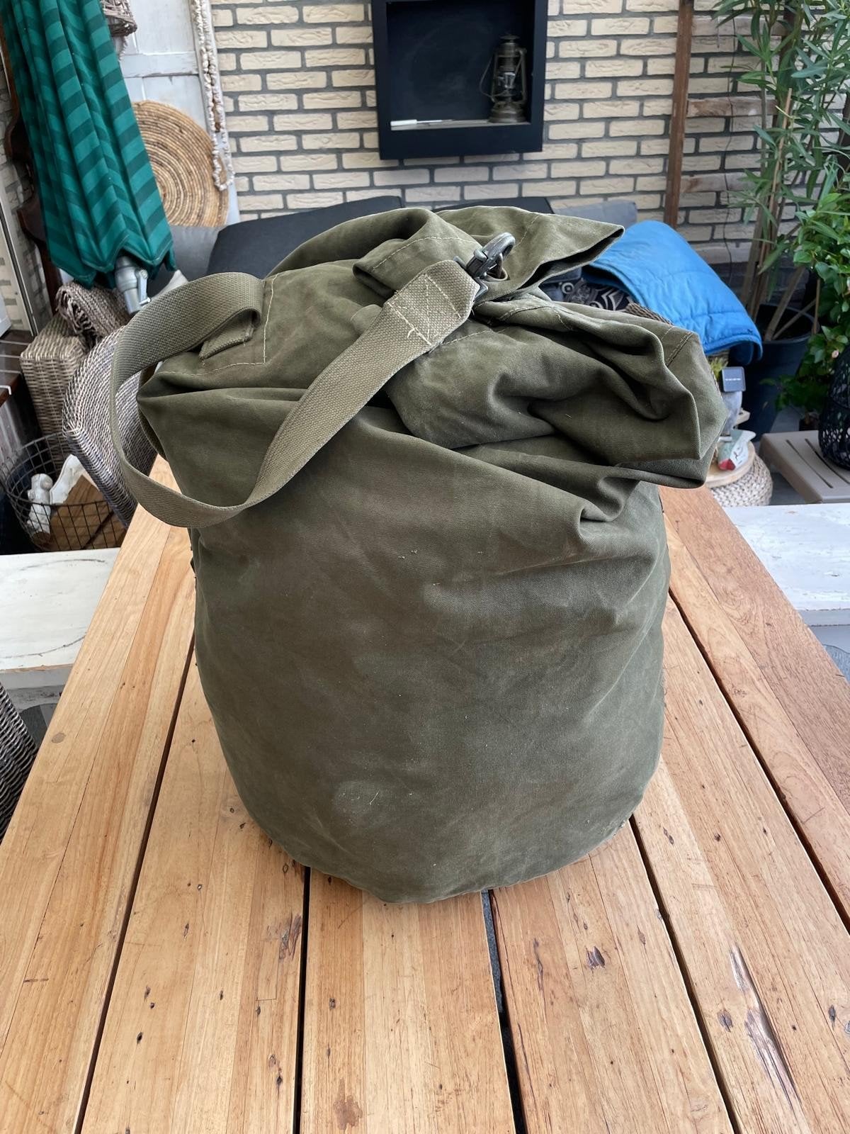 Plunjebaal NL leger, Verzamelen, Militaria | Algemeen, Ophalen, Landmacht, Nederland, Kleding of Schoenen