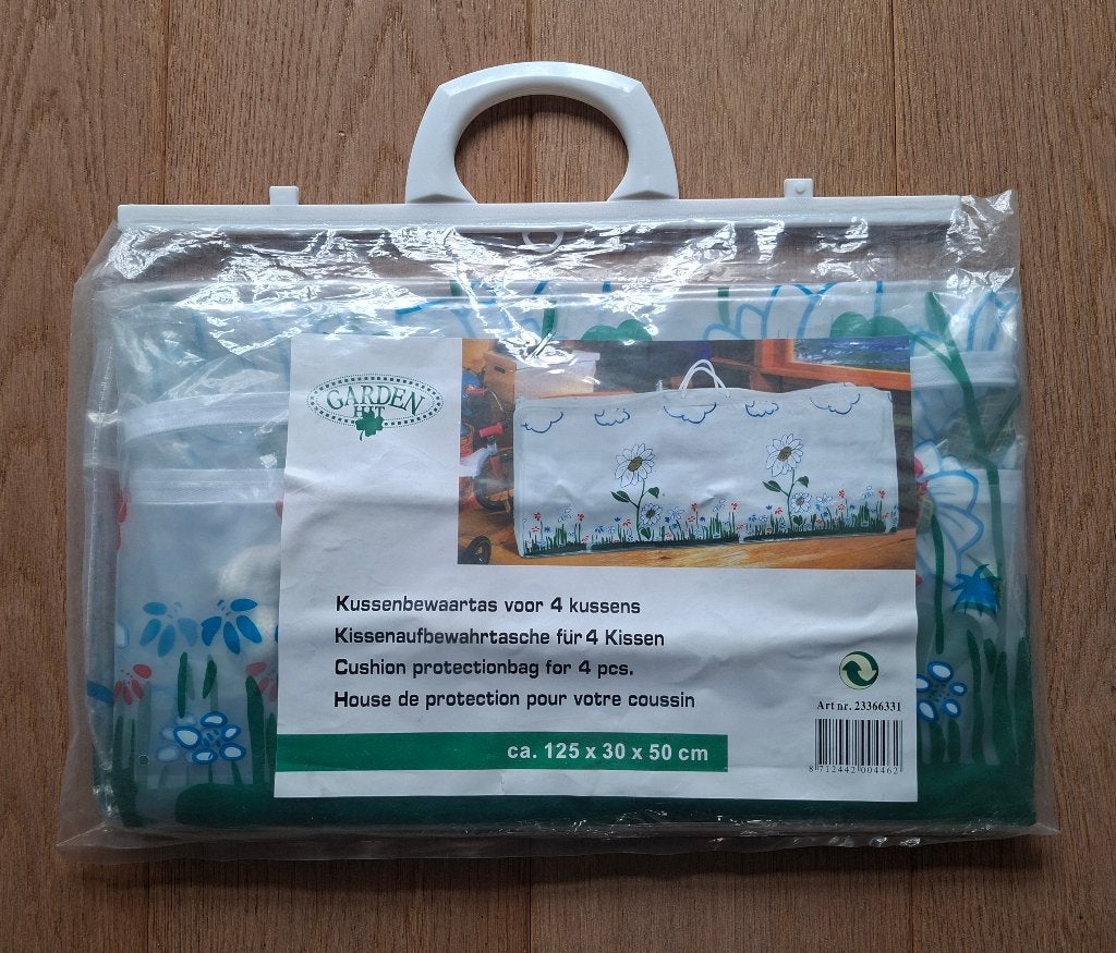 kussenbewaartas voor 4 tuinkussens, Ophalen, Nieuw
