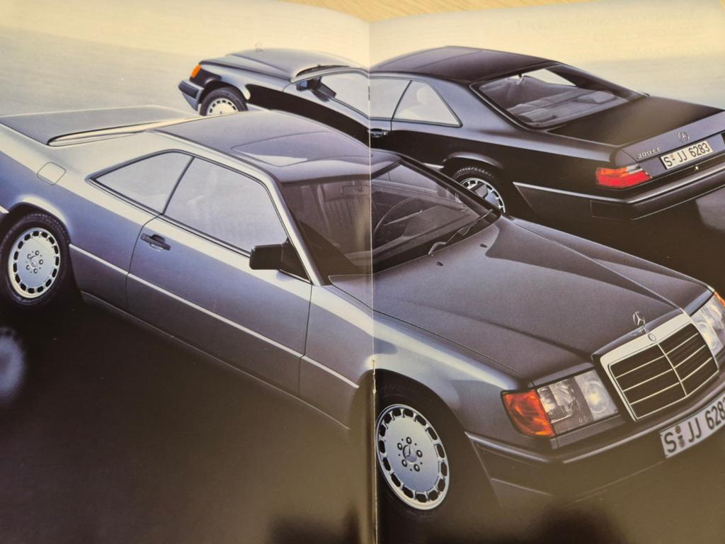 1987 dikke Mercedes 230CE 300CE COUPÉ w124 folder Nederlands, Ophalen of Verzenden, Zo goed als nieuw, Mercedes
