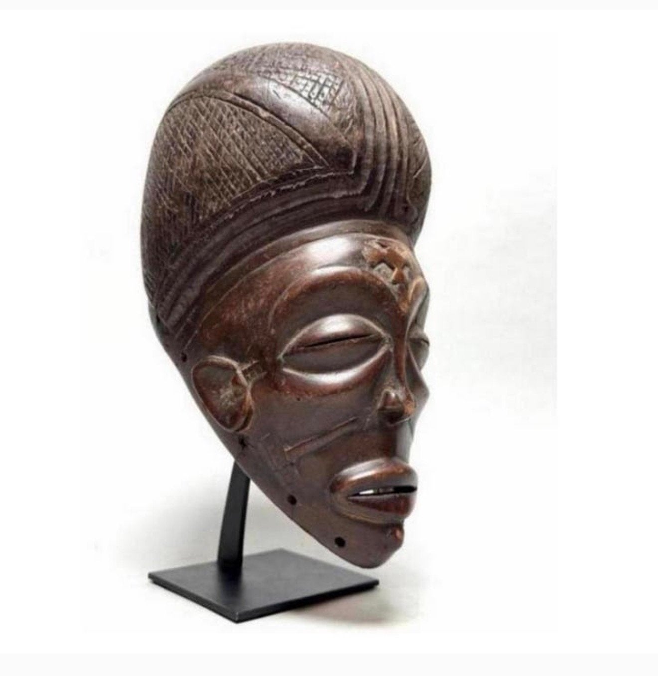 Mwana Pwo-masker Chokwe Angola Afrika Afrikaans Congo Zambia, Ophalen of Verzenden