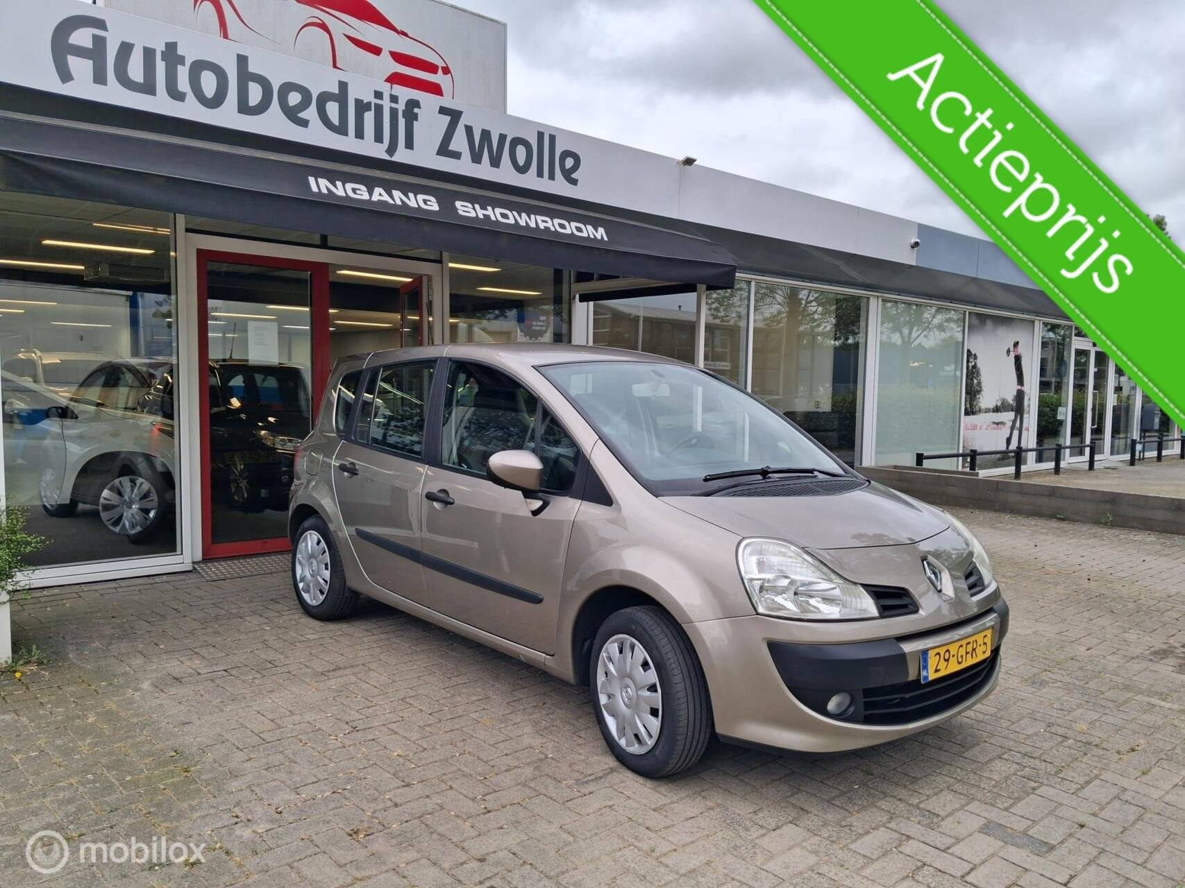 RENAULT MODUS 1.2-16V EXPRESSION|AUTOMAAT|HOGE INSTAP|AIRCO|, Auto's, Gebruikt, 4 cilinders, Beige, Origineel Nederlands