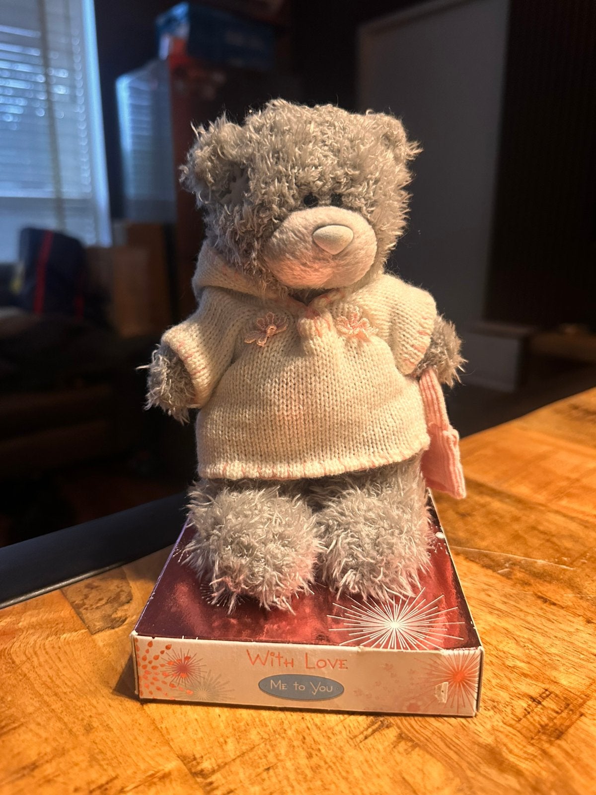 Me to you With love teddy, Ophalen of Verzenden, Zo goed als nieuw, Stoffen beer, Me To You