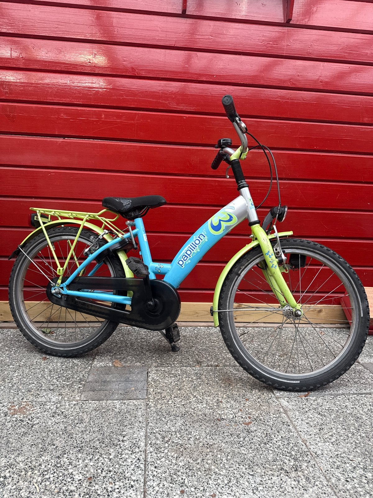 Papillon kinderfiets 20 inch - Zo goed als nieuw, Ophalen, Terugtraprem, 20 inch, Handrem