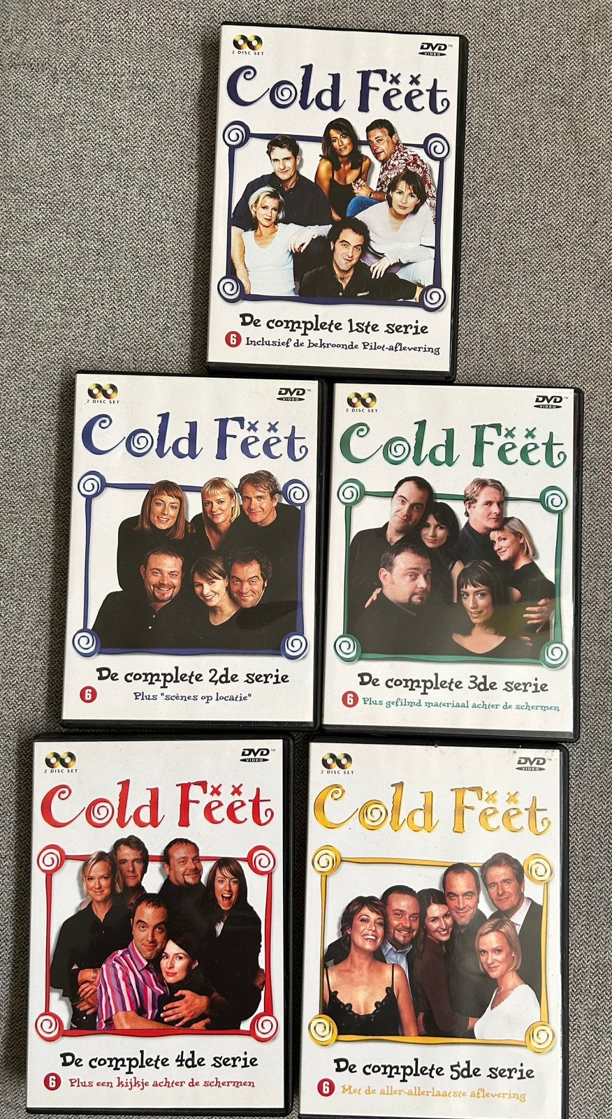 Britse serie Cold Feet: alle vijf de seizoenen!, Engels, Nederlands, Ophalen of Verzenden, Zo goed als nieuw
