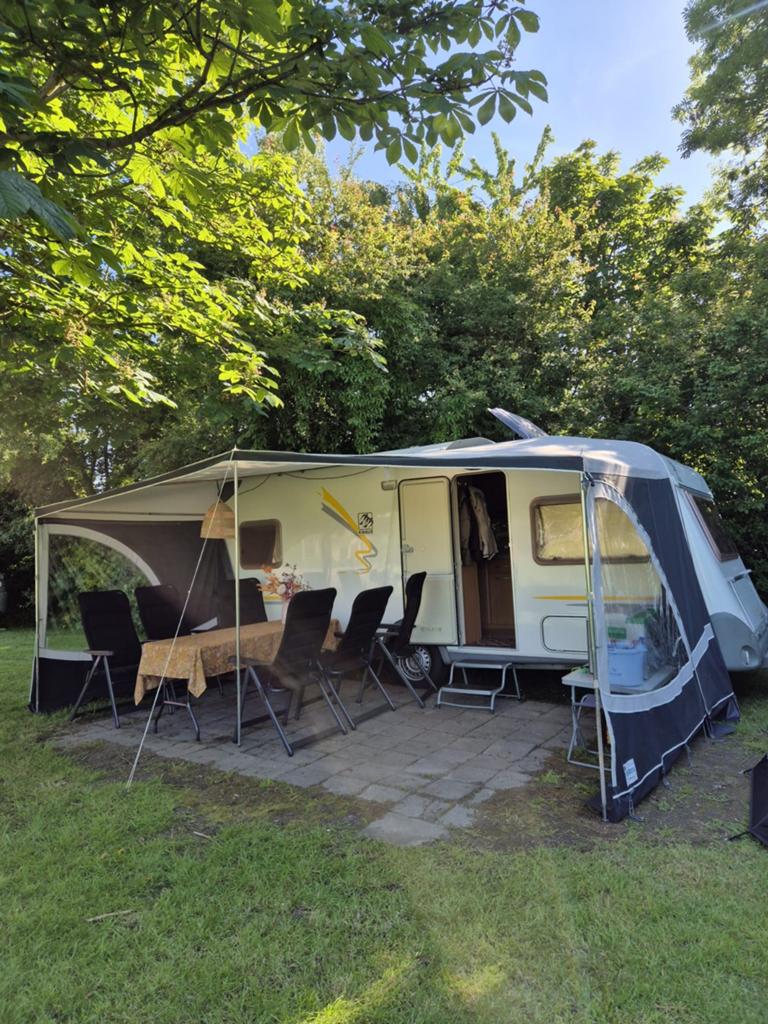 Goldcamp Pamplona 240 maat 13 (956-980 cm) caravanluifel, Caravans en Kamperen, Voortenten en Luifels, Ophalen, Zo goed als nieuw
