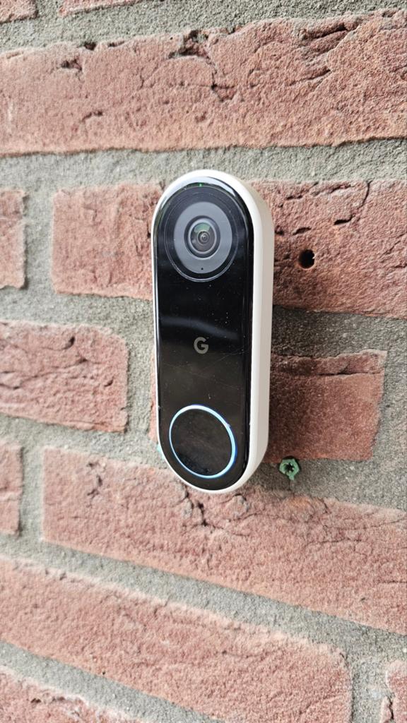 Google Nest Deurbel (Bedraad) - Slimme Video Deurbel, Ophalen, Bewegingsdetectiesensor, Gebruikt, Bedraad