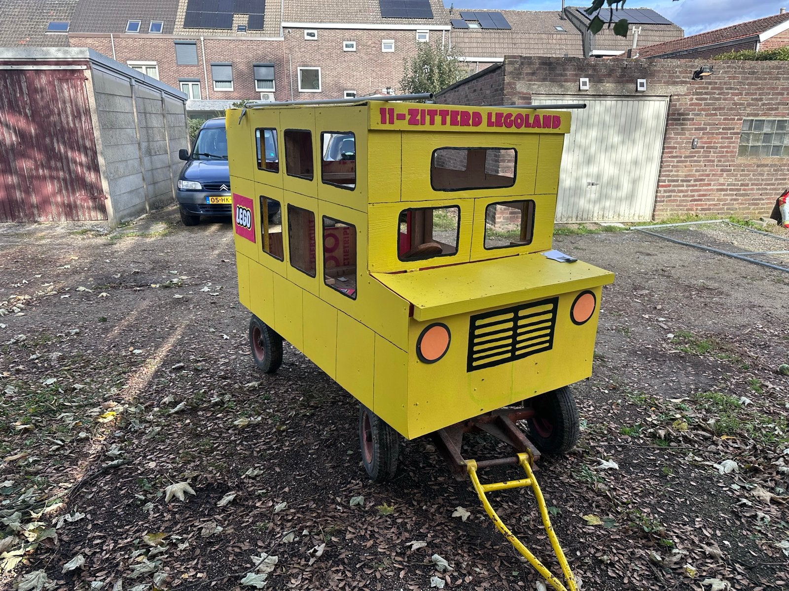 Carnavalswagen / kar voor kinderen (Lego Bus / Dubbeldekker), Ophalen, Gebruikt, Overige typen