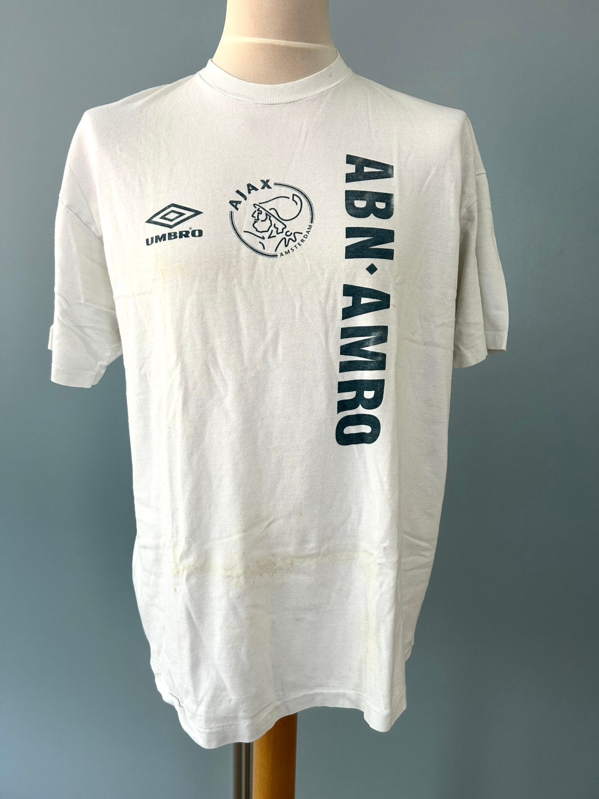 AJAX 1995/96 Player Worn Training Shirt Umbro vintage!, Maat XL, Ophalen of Verzenden, Gebruikt, Shirt