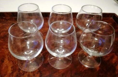Vintage Kristal Borrel/Wijnglaasjes 12 stuks per stuk € 1,50, Glas of Glazen, Ophalen of Verzenden, Overige stijlen, Glas