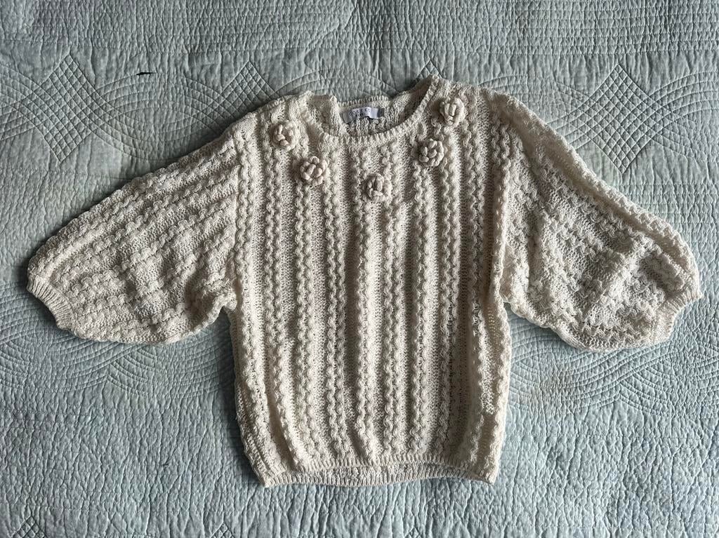 Leuk Costes truitje met korte mouwen, Ophalen of Verzenden, Zo goed als nieuw, Maat 36 (S), Wit