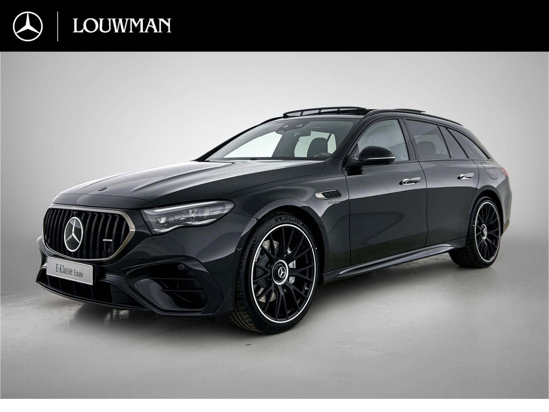 Mercedes-Benz E-Klasse Estate AMG 53 4MATIC+ Night Edition |, Auto's, Automaat, Zwart, Zwart, Adaptive Cruise Control
