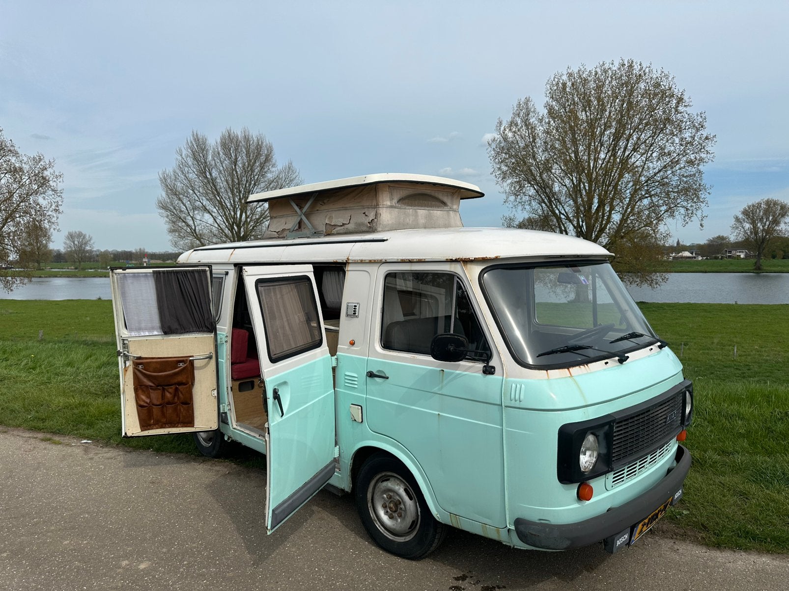 Camper fiat 238E weinsberg  1980 oltimer foodtruck met apk, Particulier, Half-integraal