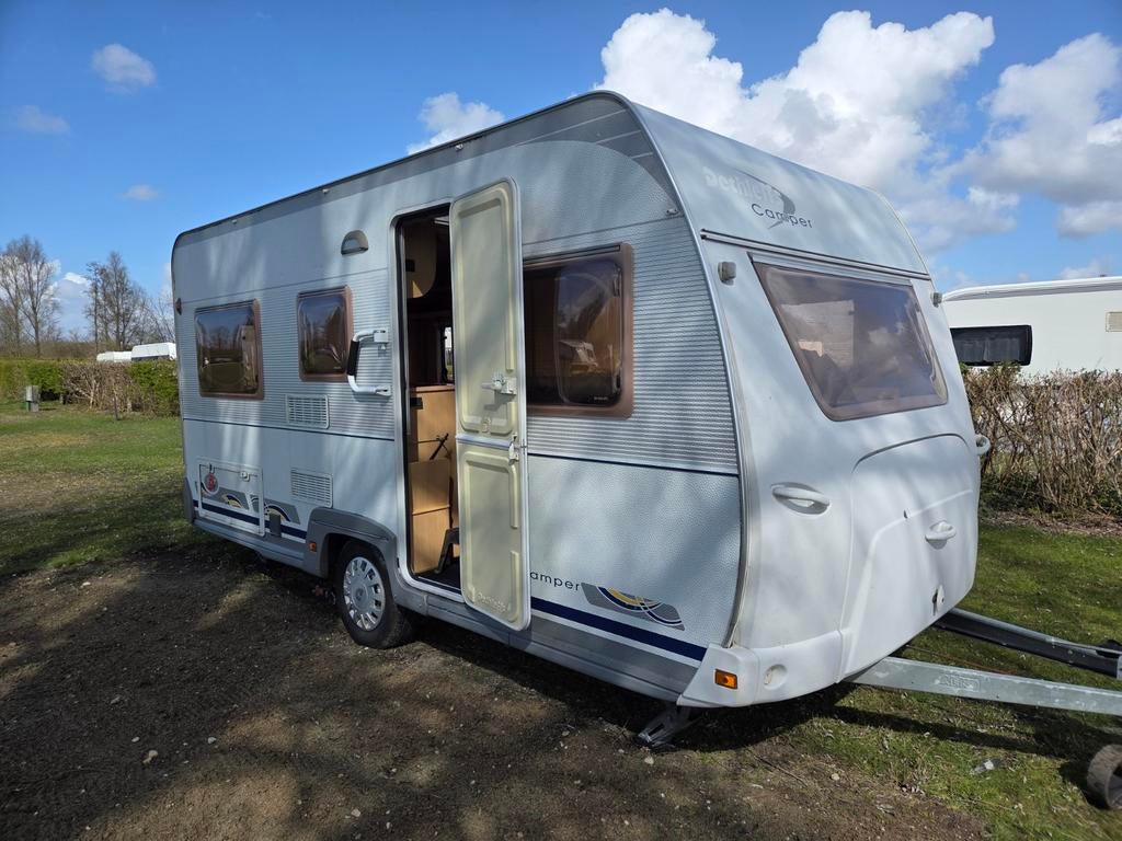 Caravan Detleffs Camper 430db,  2003, Bedrijf, Treinzit, Tot en met 4, Kachel