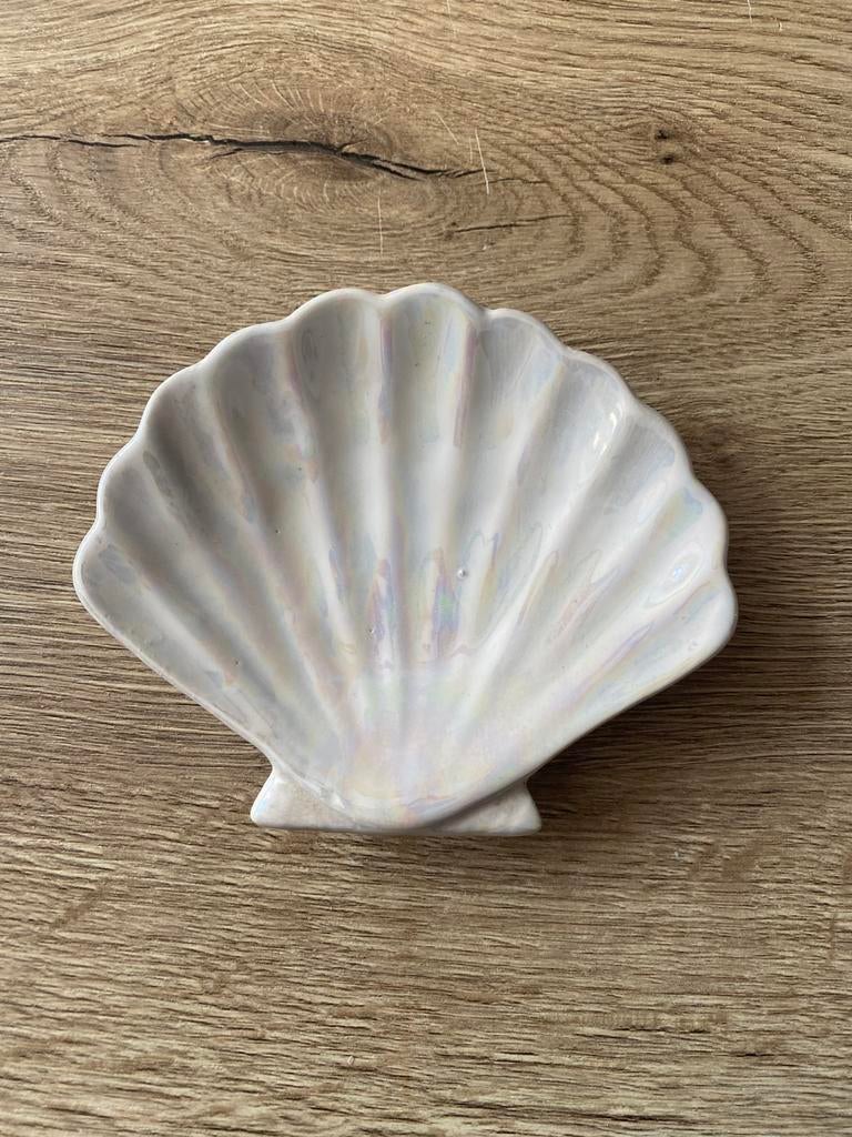 Schelp sieradenschaaltje parelmoer look, Ophalen of Verzenden