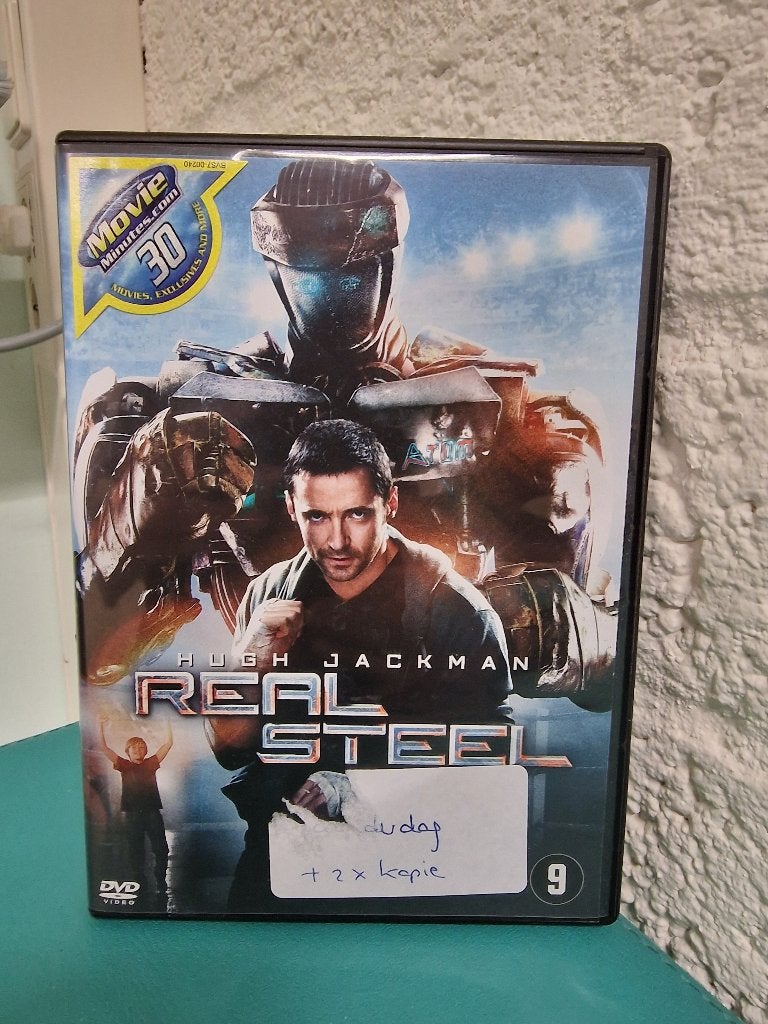 Real Steel DVD Hugh Jackman Sci-Fi Actiefilm, Vanaf 12 jaar, Ophalen of Verzenden, Zo goed als nieuw