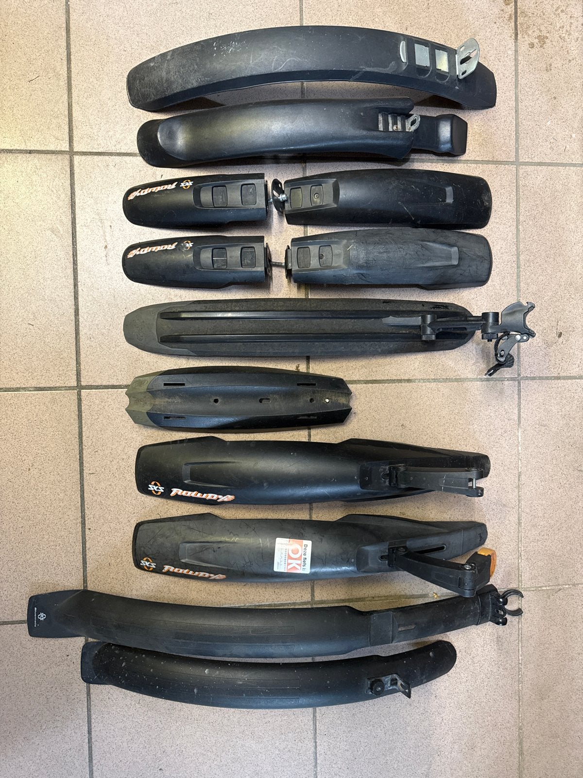 Diverse Spatborden voor Fietsen - Gebruikt, Kunststof, Ophalen of Verzenden, Mountainbike, Gebruikt