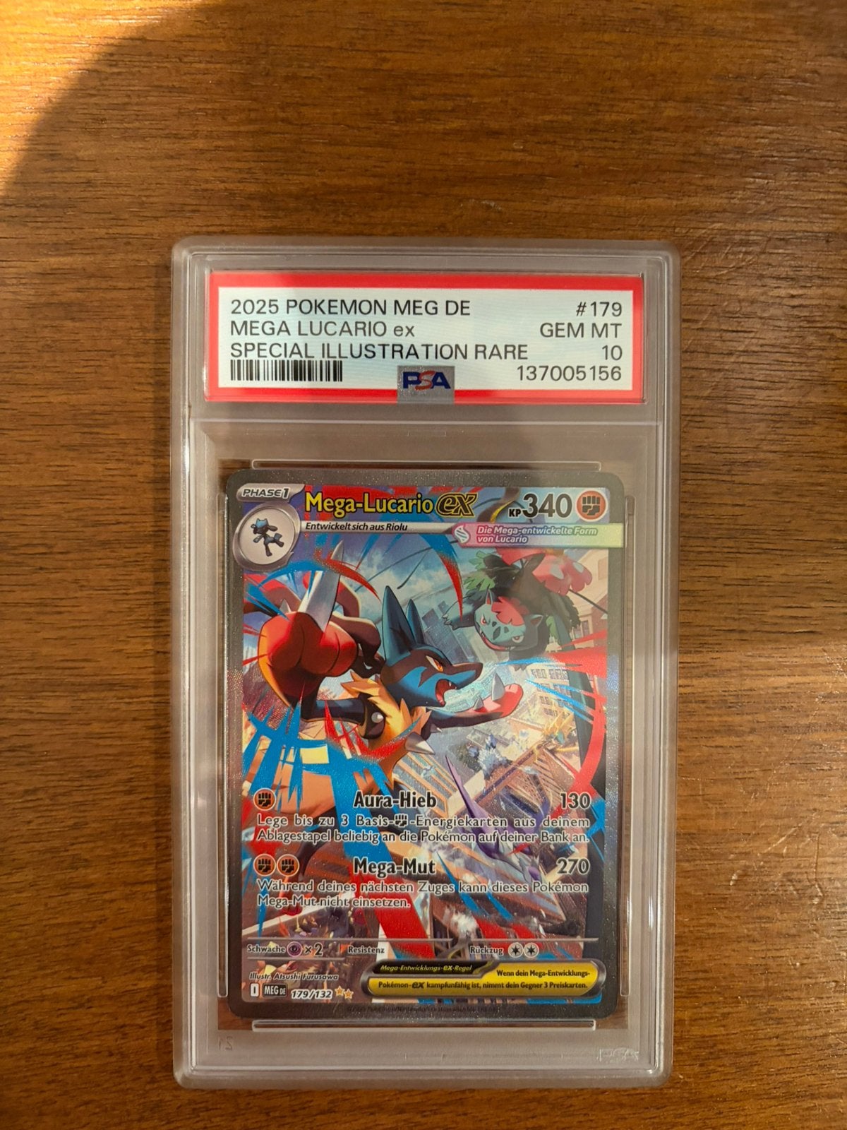 Mega Lucario EX PSA 10 #179