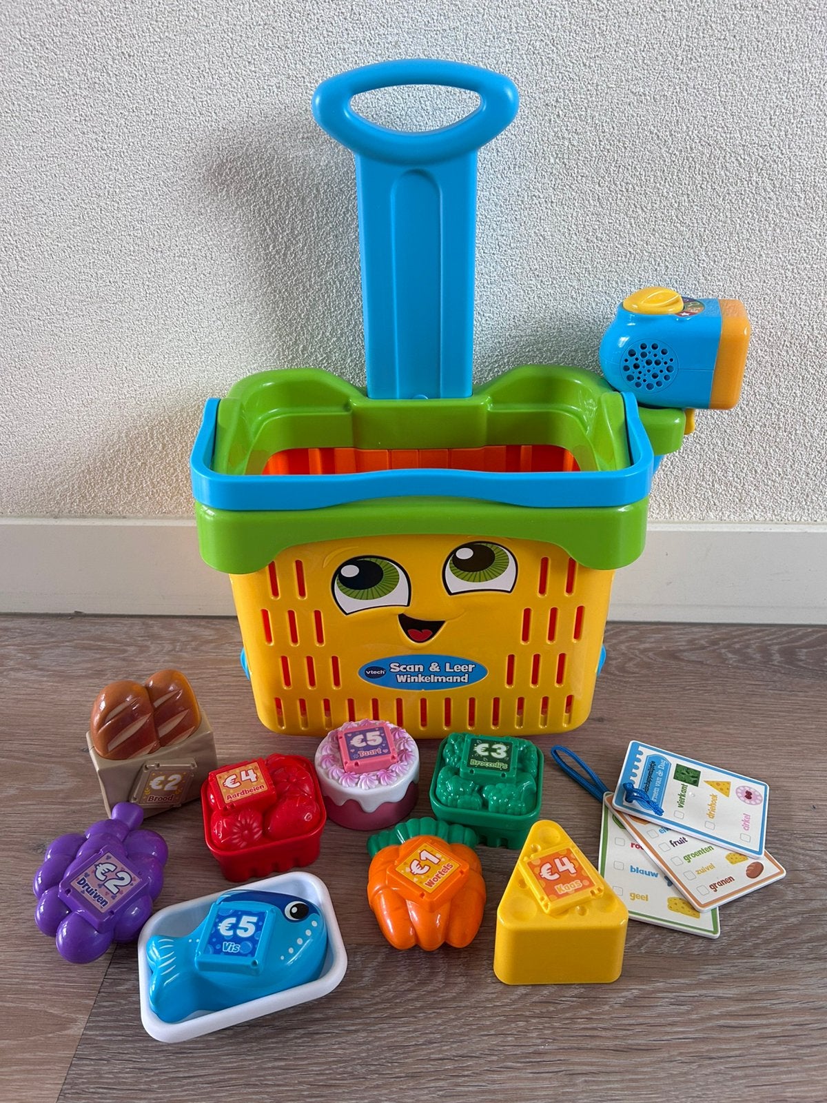 Vtech scan & leer winkelmand, Kinderen en Baby's, Speelgoed | Vtech, Ophalen of Verzenden, Zo goed als nieuw, 2 tot 4 jaar
