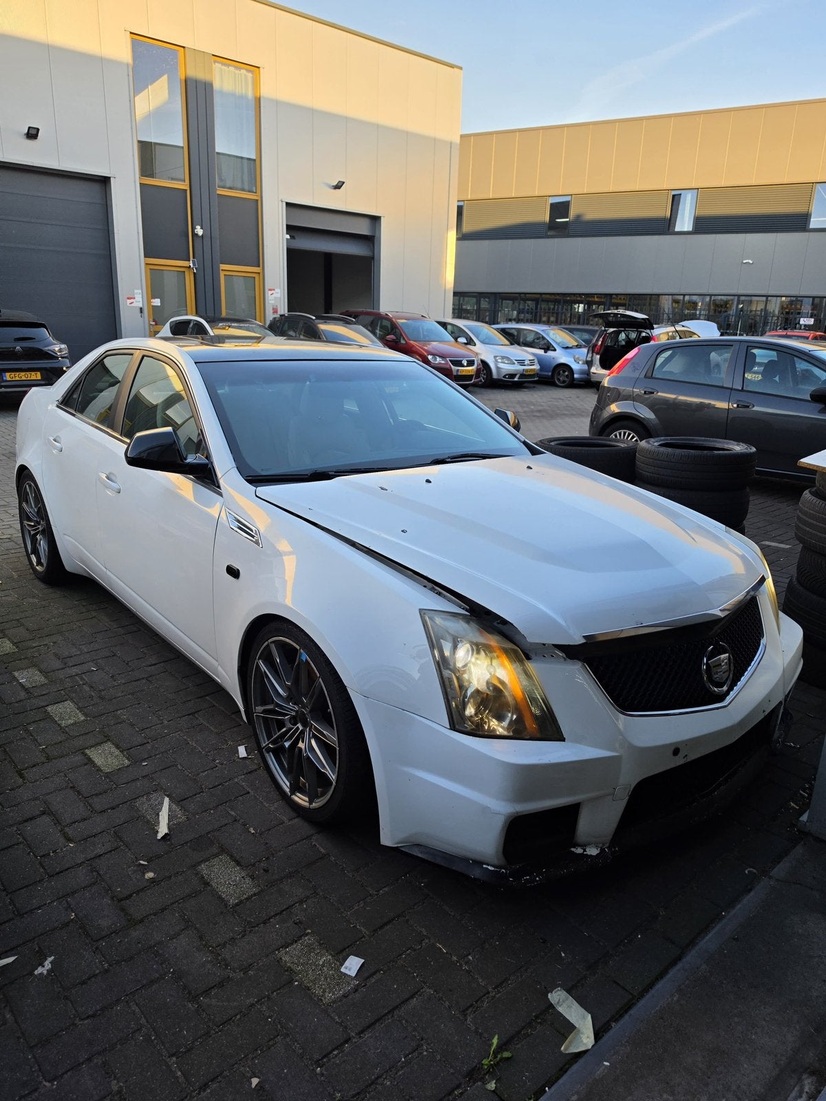 Cadillac CTS 3.6 V6 — CTS-V Look – Projectauto, Auto's, Automaat, 1698 kg, Wit, Leder