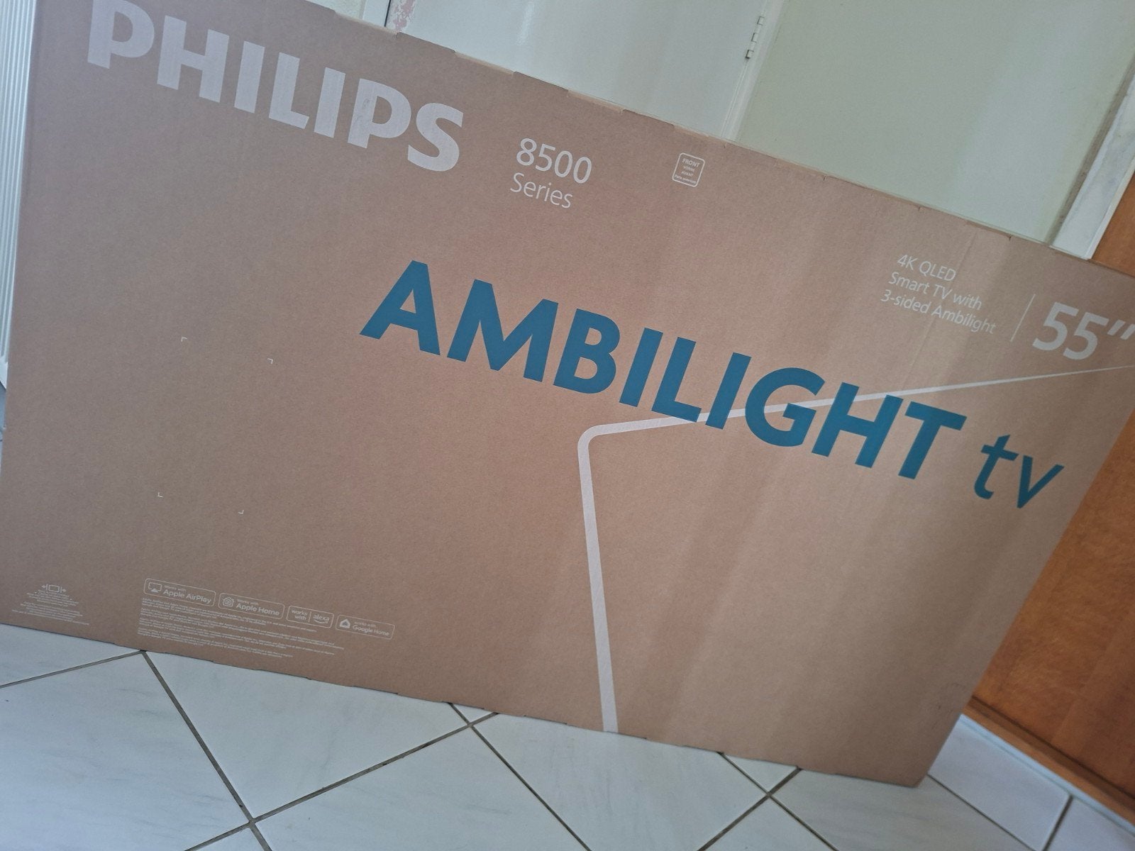 Philips 55 inch Ambilight TV - Nieuw in doos, 2 jr garantie, Ophalen, Philips, 50 Hz, Nieuw