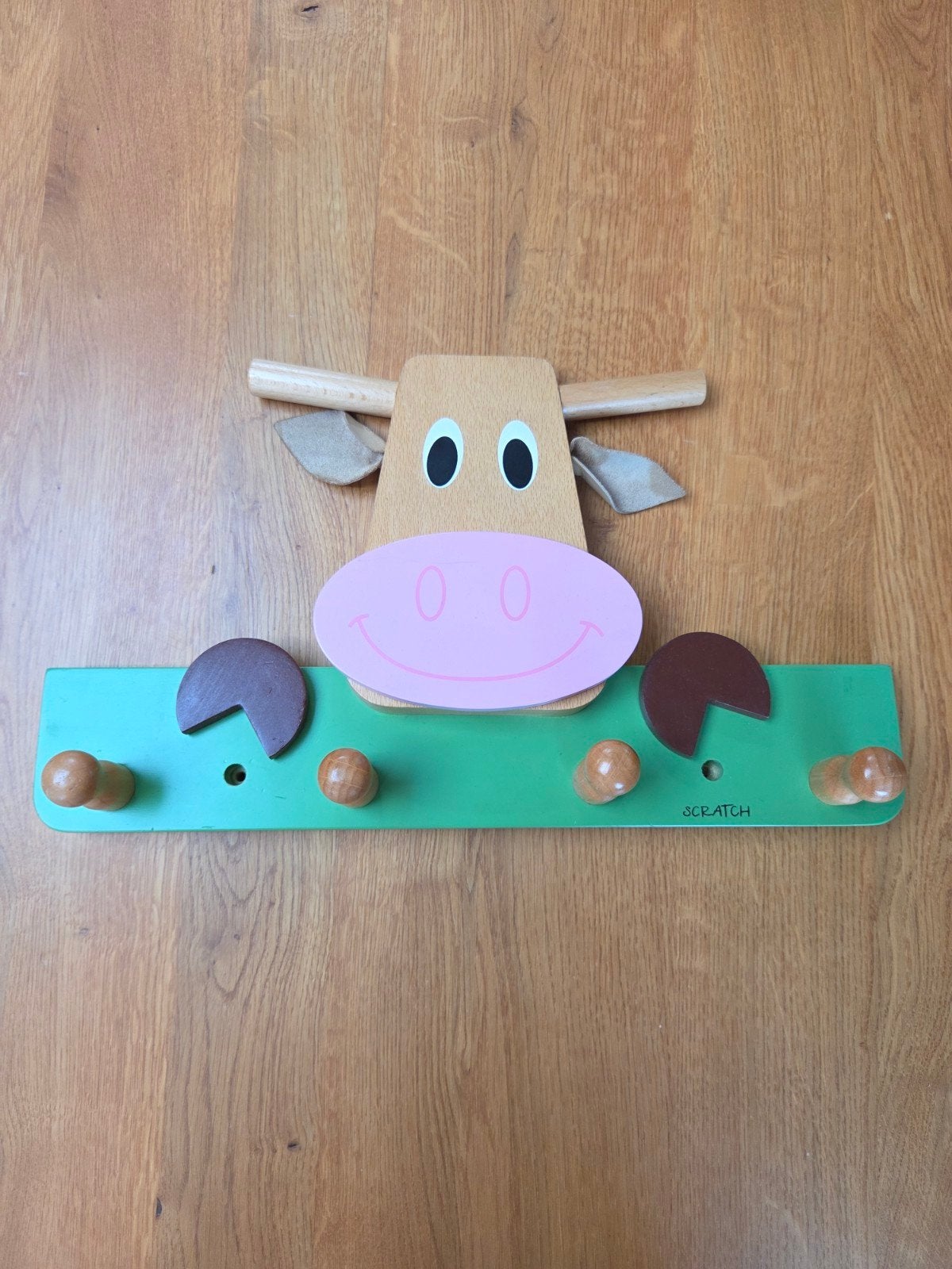 Leuke kinder kapstok van Scratch Design - Koe, Ophalen, Gebruikt, Minder dan 100 cm, Kinderkapstok