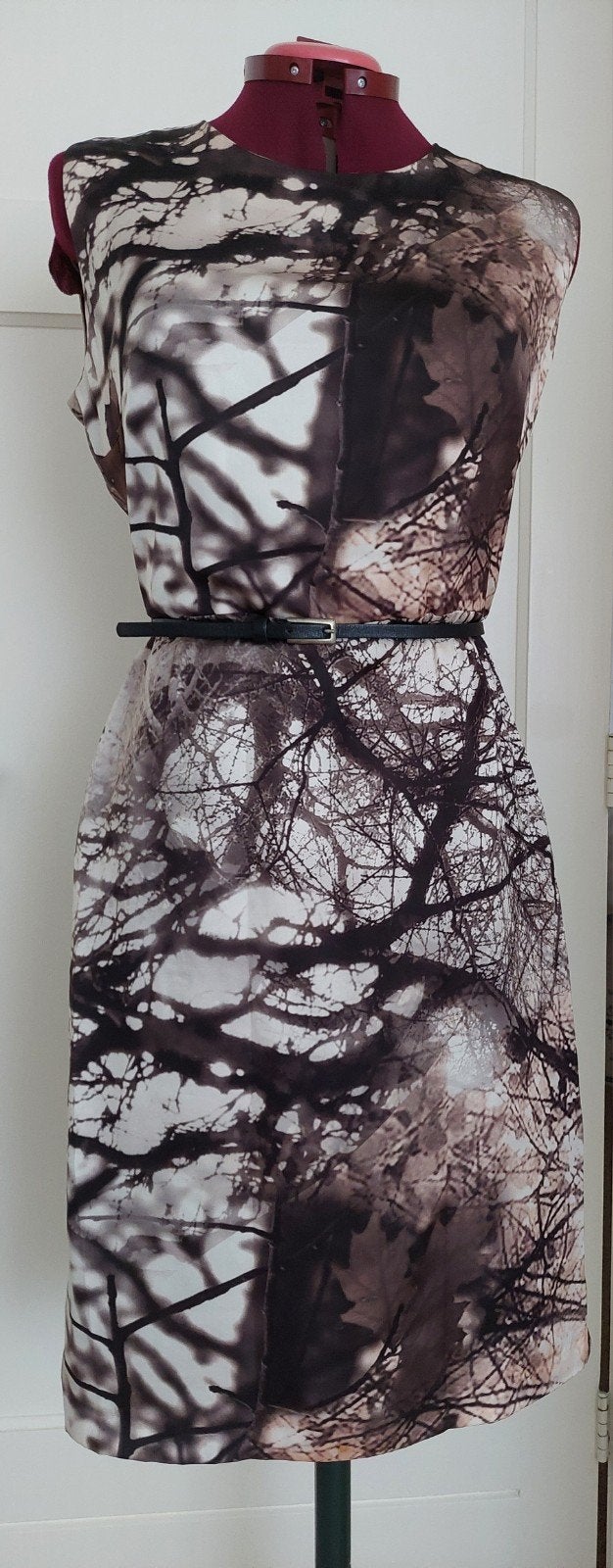 LYNDE zomerjurk met mooie print maat 44, Kleding | Dames, Jurken, Verzenden, Zo goed als nieuw, Maat 42/44 (L), Onder de knie