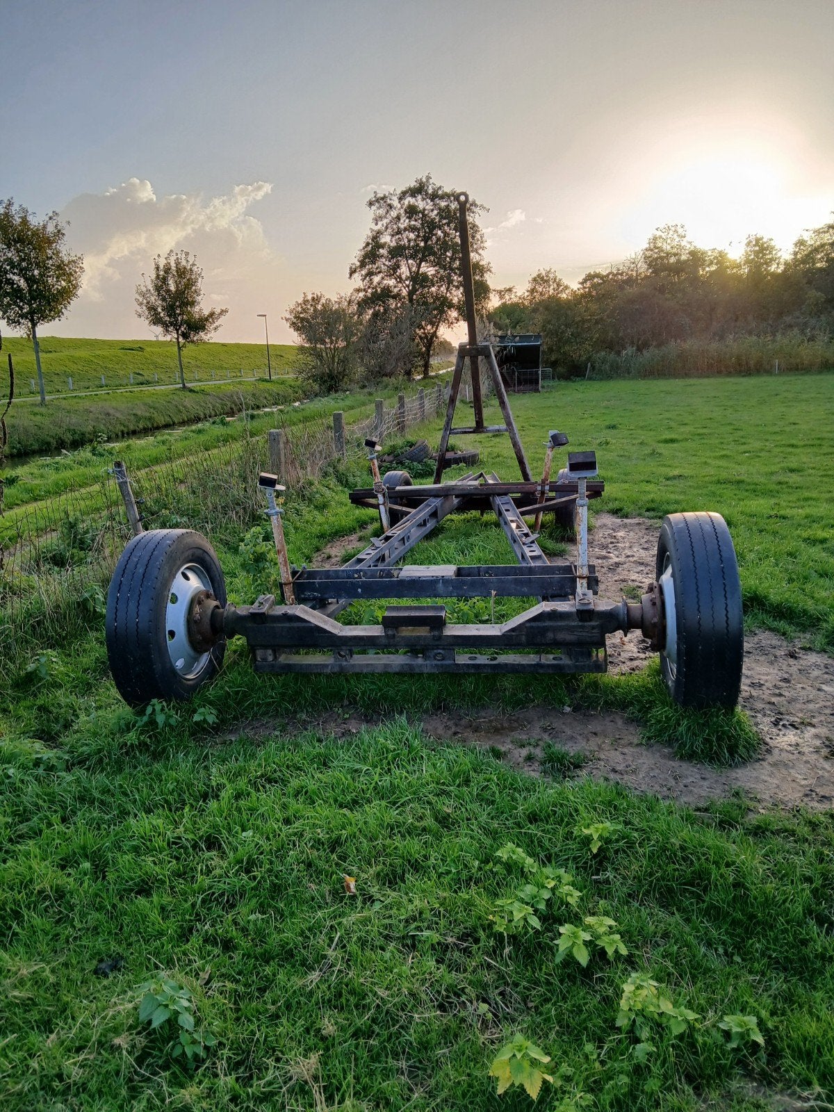 stallingstrailer / botentrailer/ botenkar, Watersport en Boten, Ophalen, Gebruikt, 1500 tot 3000 kg, 6 tot 9 meter