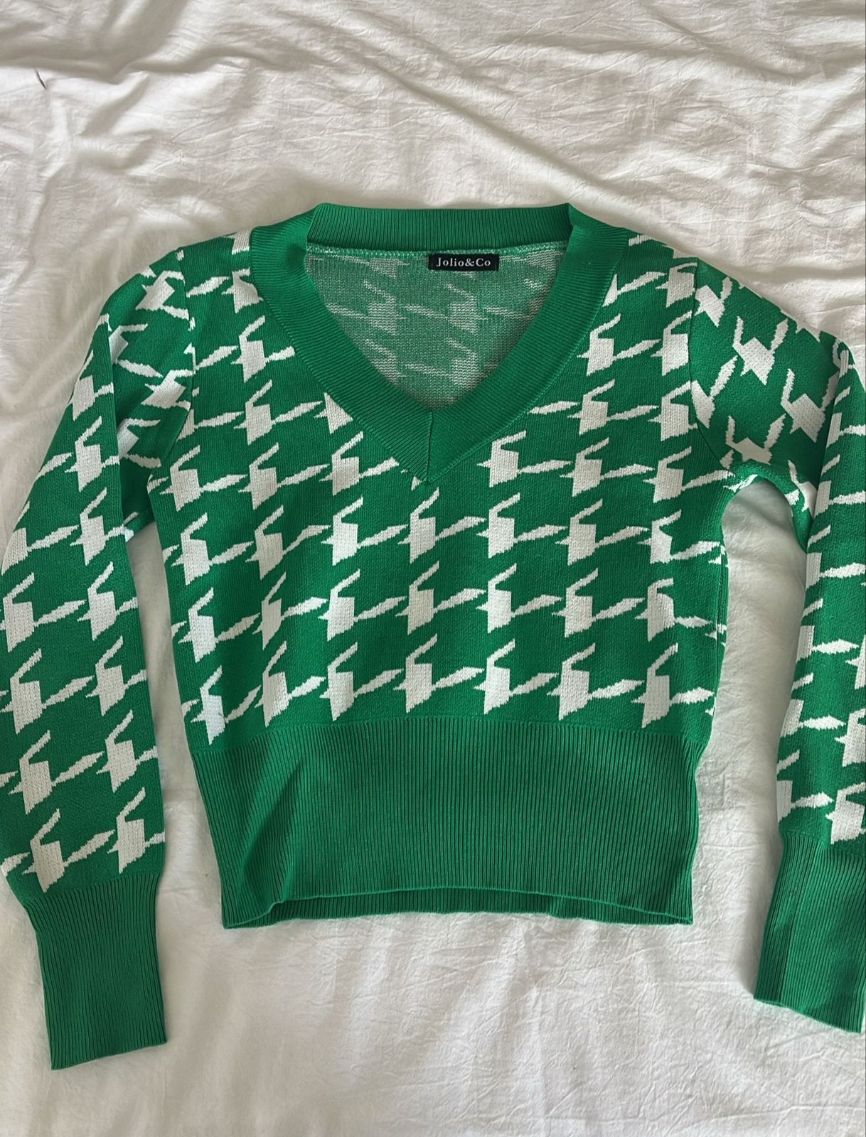 Groene trui maat S, Kleding | Dames, Truien en Vesten, Ophalen of Verzenden, Zo goed als nieuw, Maat 38/40 (M), Groen