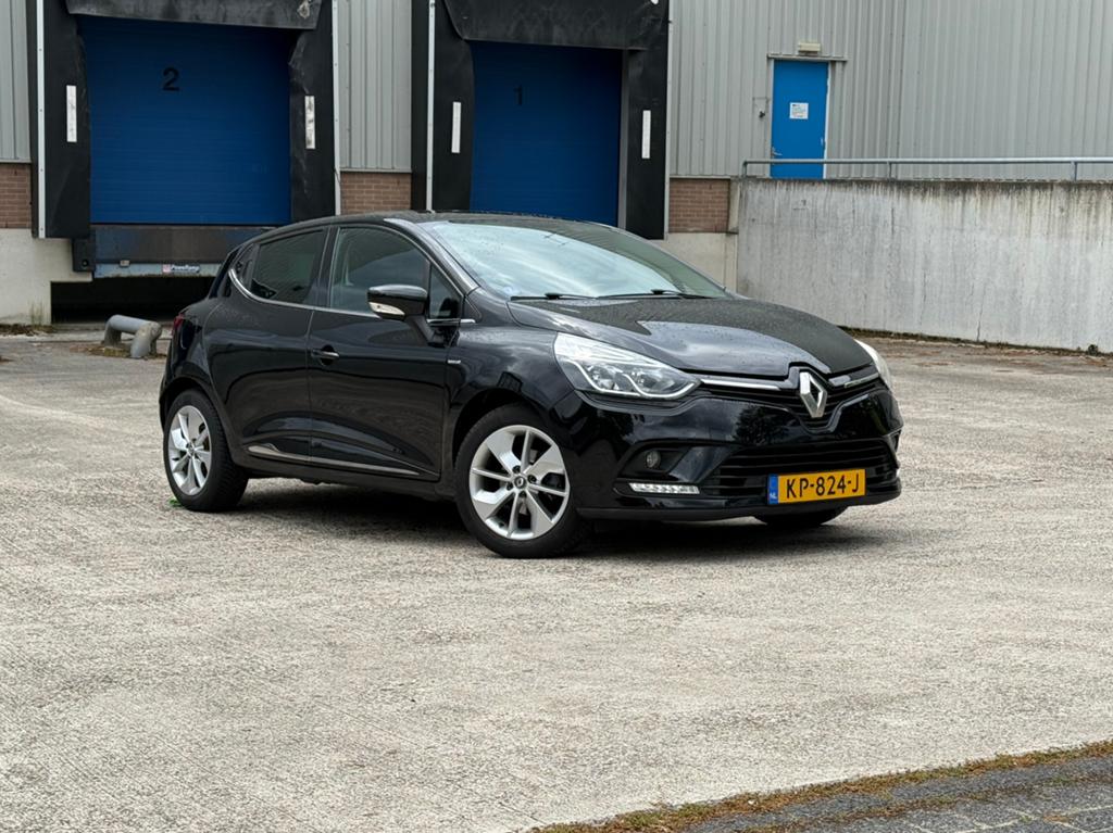 Renault Clio Energy TCe 90pk Limited Eco2 2016 Zwart, 898 cc, Stof, Origineel Nederlands, Handgeschakeld