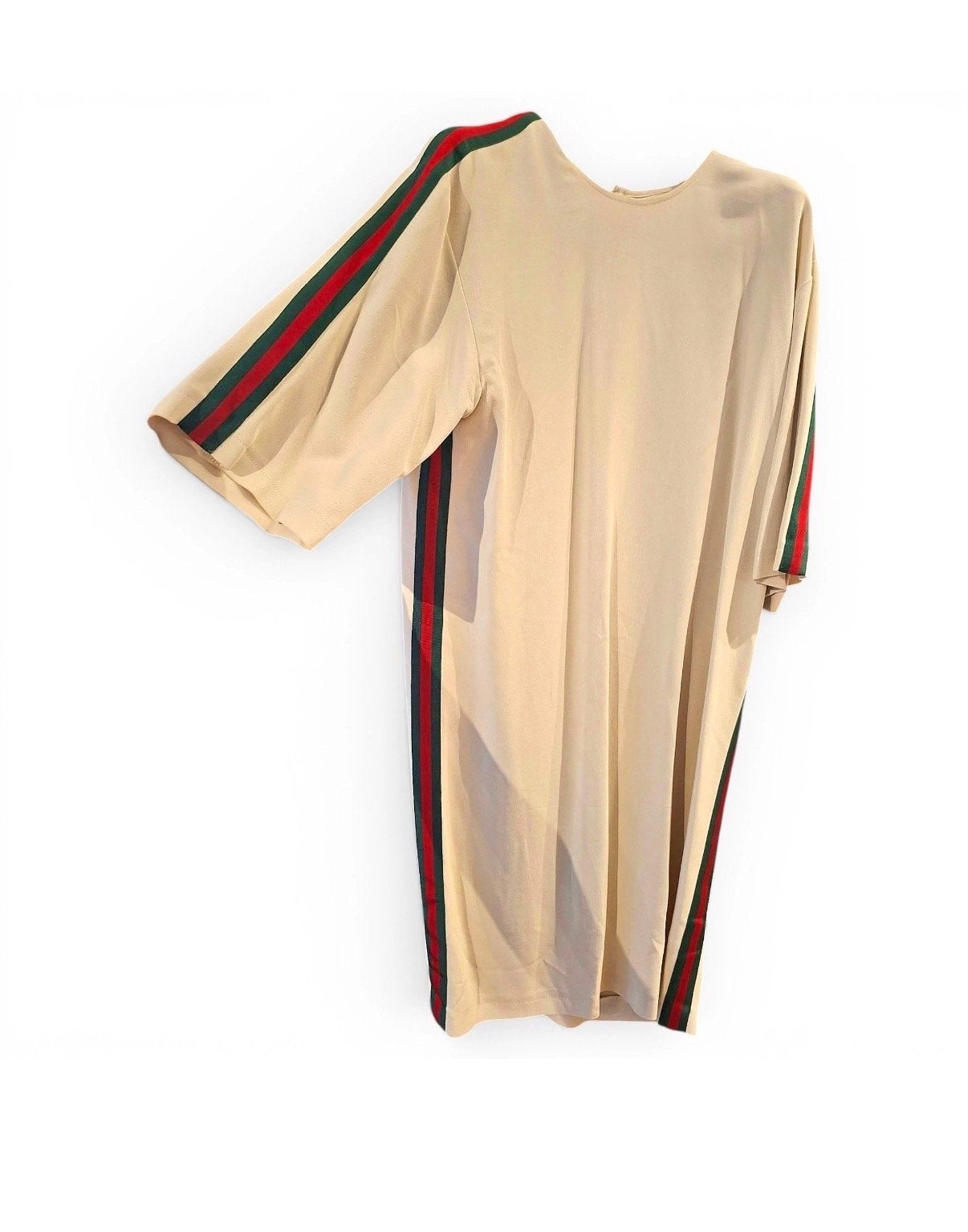 Gucci Jurk - 40 - 100% origineel - nieuw €1200,-, Kleding | Dames, Maat 38/40 (M), Beige, Ophalen of Verzenden, Knielengte