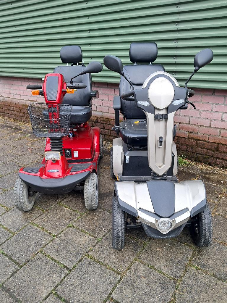 Vierwieler Scootmobiel, Scootmobielen. € 250,- per stuk., Ophalen, Gebruikt, 26 t/m 35 km, 11 t/m 15 km/u