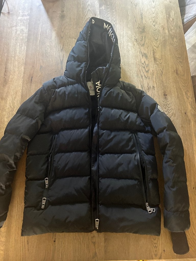 Moncler winterjas zwart heren maat S, Moncler, Zwart, Ophalen of Verzenden, Zo goed als nieuw