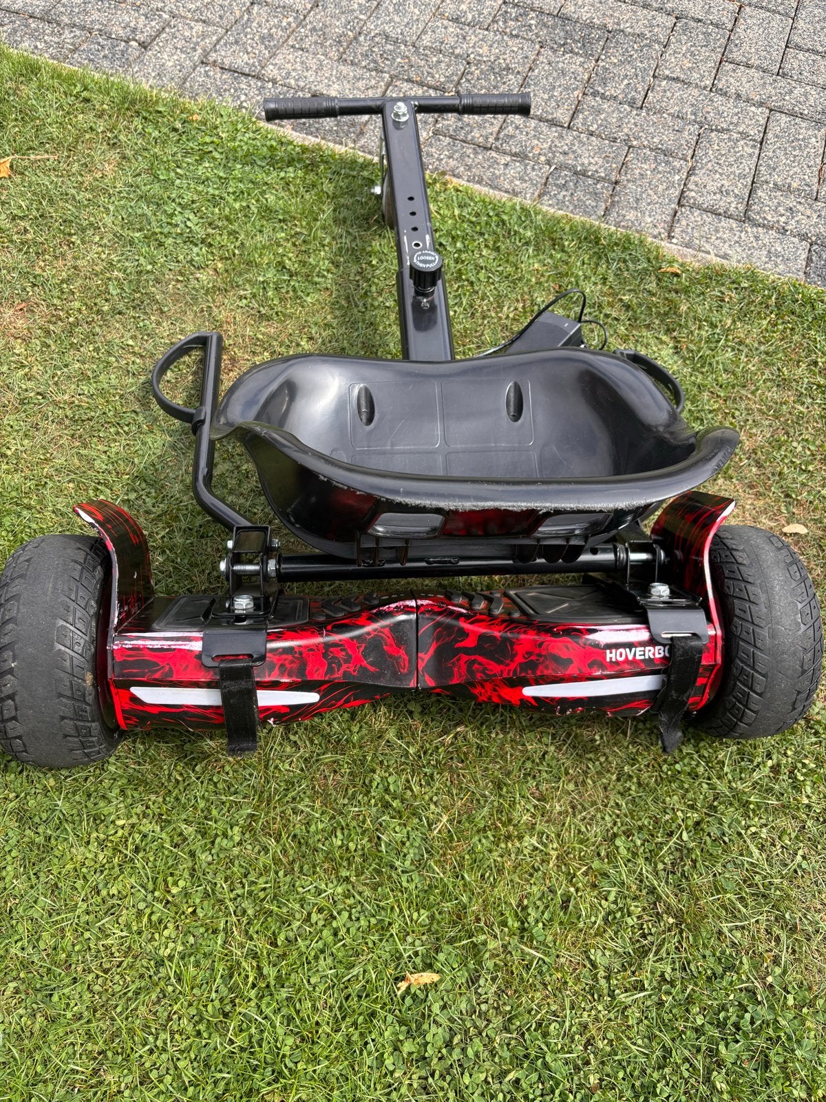Hoverboard met kart - Geschikt voor offroad, Ophalen of Verzenden, Gebruikt, Overige typen