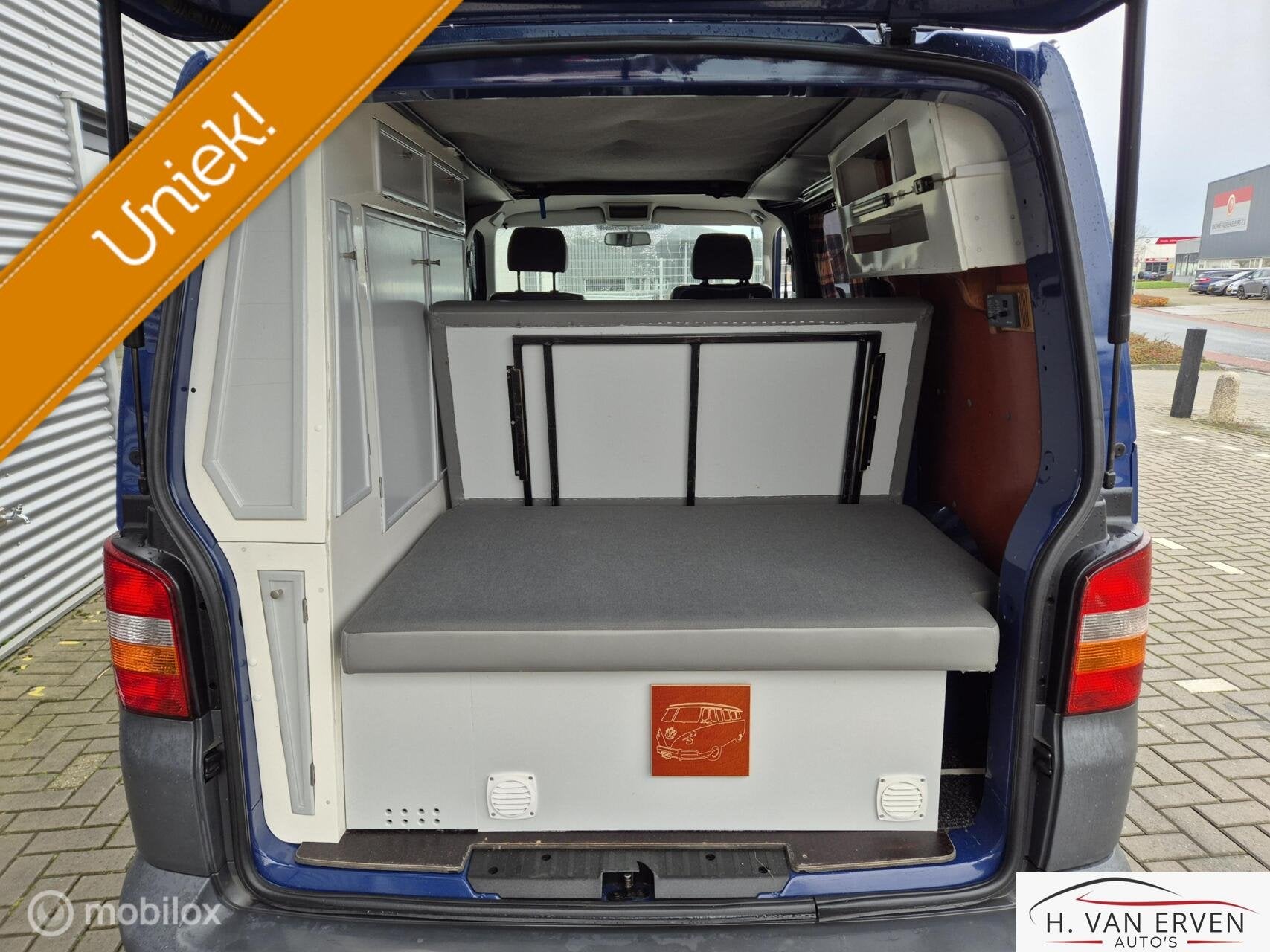 Volkswagen Transporter 1.9 TDI CAMPER NAVI CRUISE AIRCO NAP, Auto's, 4 cilinders, Metallic lak, Origineel Nederlands, Bedrijf