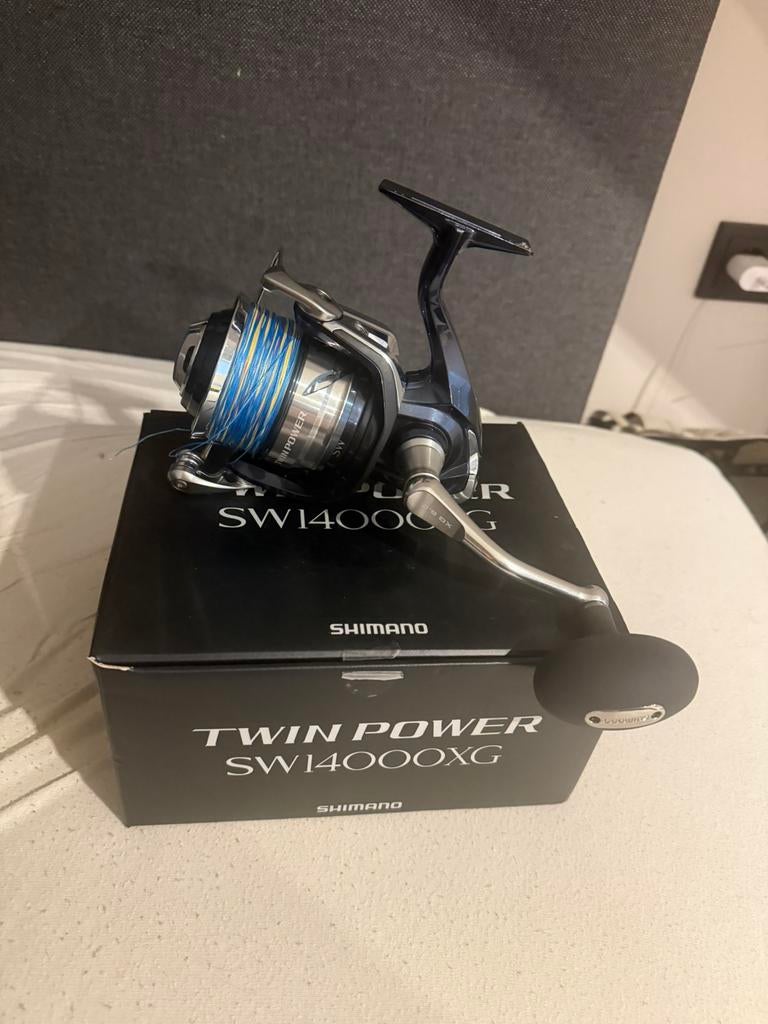 Shimano Twin Power 14000xg, Ophalen of Verzenden, Zo goed als nieuw, Molen