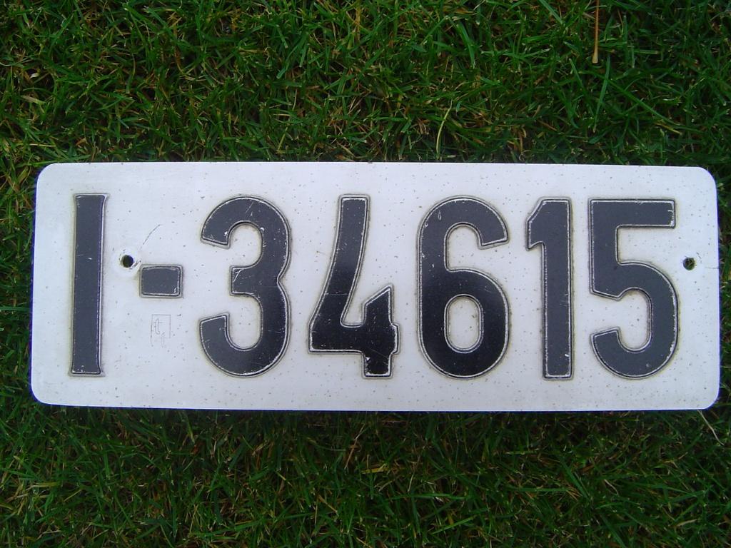 Noorwegen, zware, dik aluminium KENTEKENPLAAT, Verzamelen, Verzenden, Gebruikt, Auto's