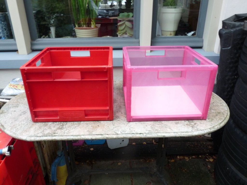Ikea kratten voor LP's type Mard met wielen, Automatisch, Zo goed als nieuw, Platenspeler-onderdeel, Ophalen