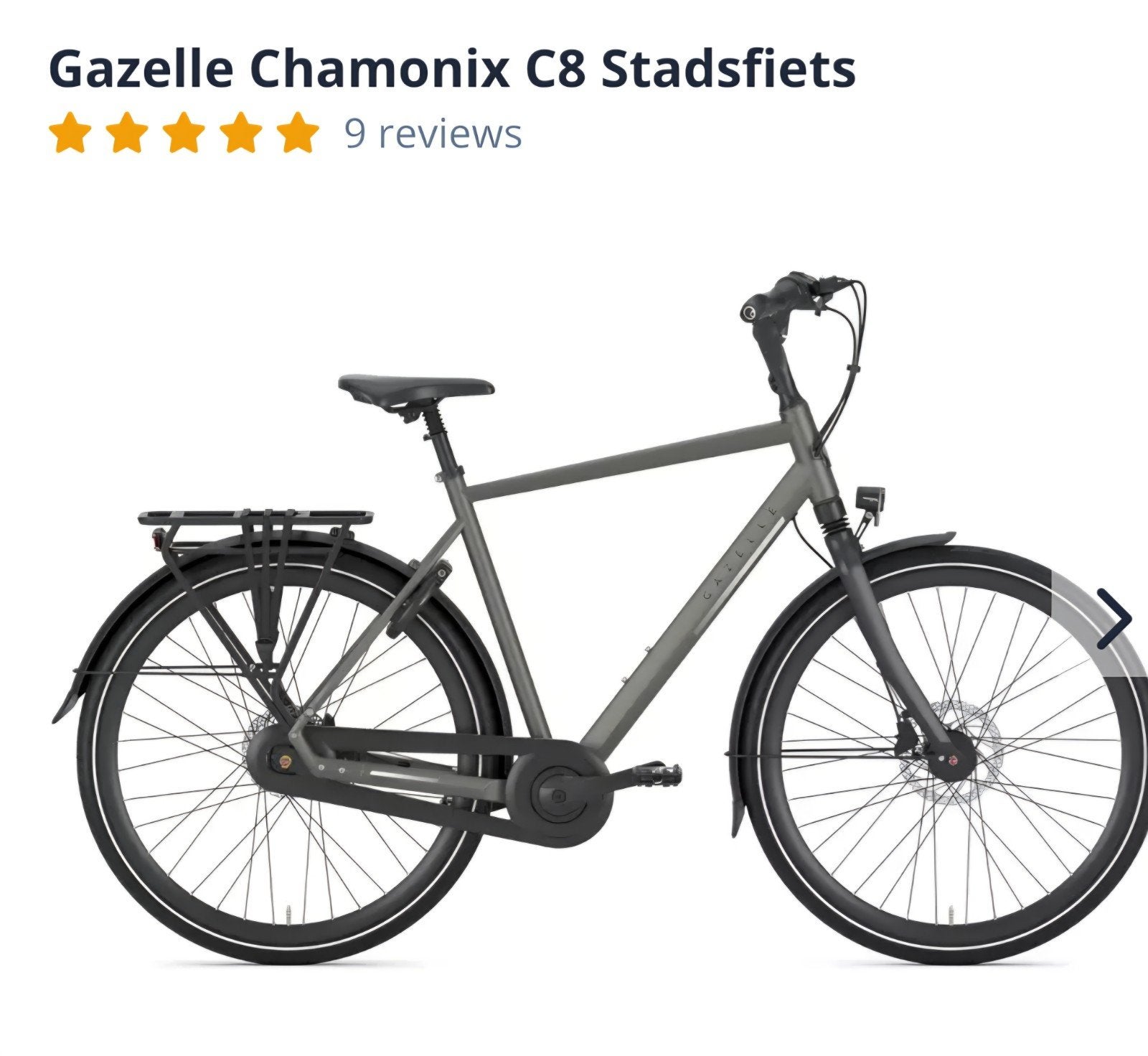 gazelle chamonix s8 61 cm gezocht, 59 cm of meer, Ophalen, Zo goed als nieuw, Gazelle