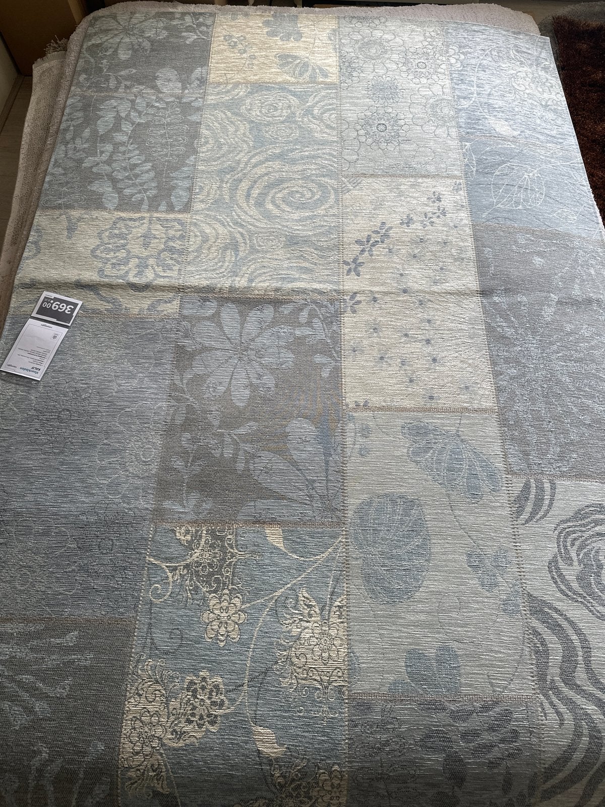 Vloerkleed Kalif Lichtgrijs 155x230 cm, Ophalen, 150 tot 200 cm, Grijs, Rechthoekig