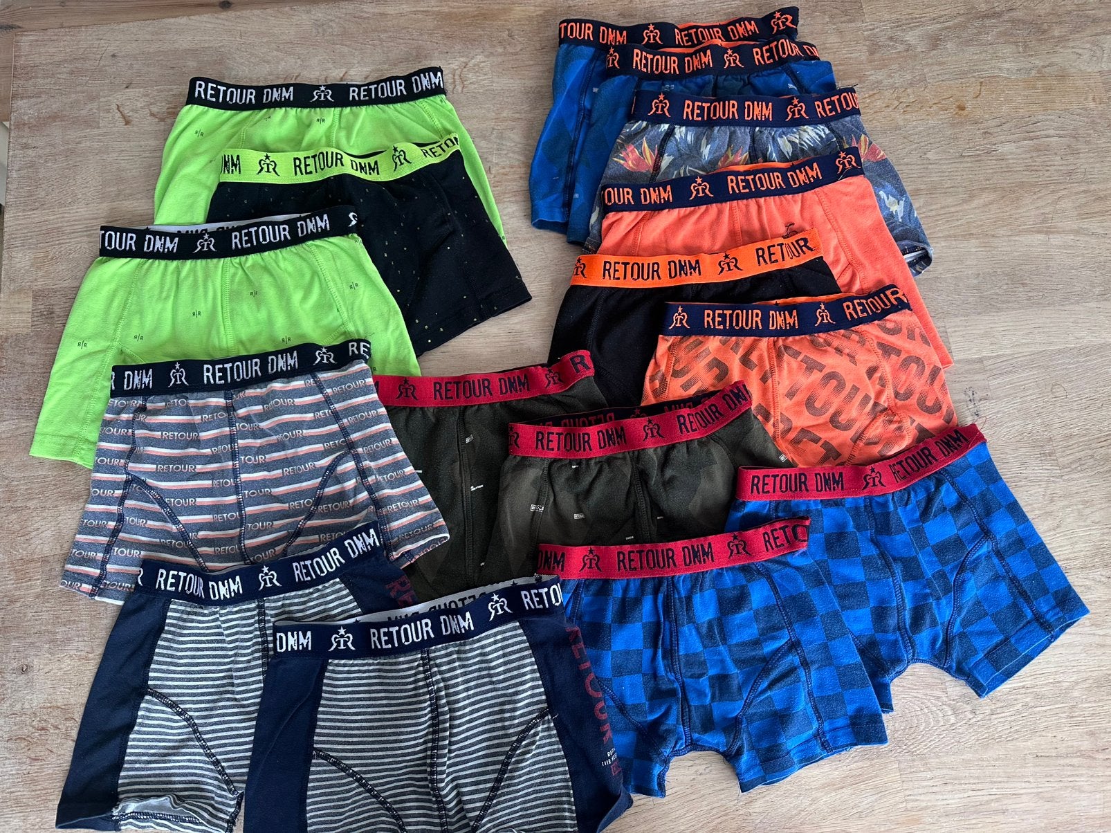 16 x Retour Denim jongens boxershorts maat 134/140, Kinderen en Baby's, Kinderkleding | Maat 134, Ophalen of Verzenden, Gebruikt