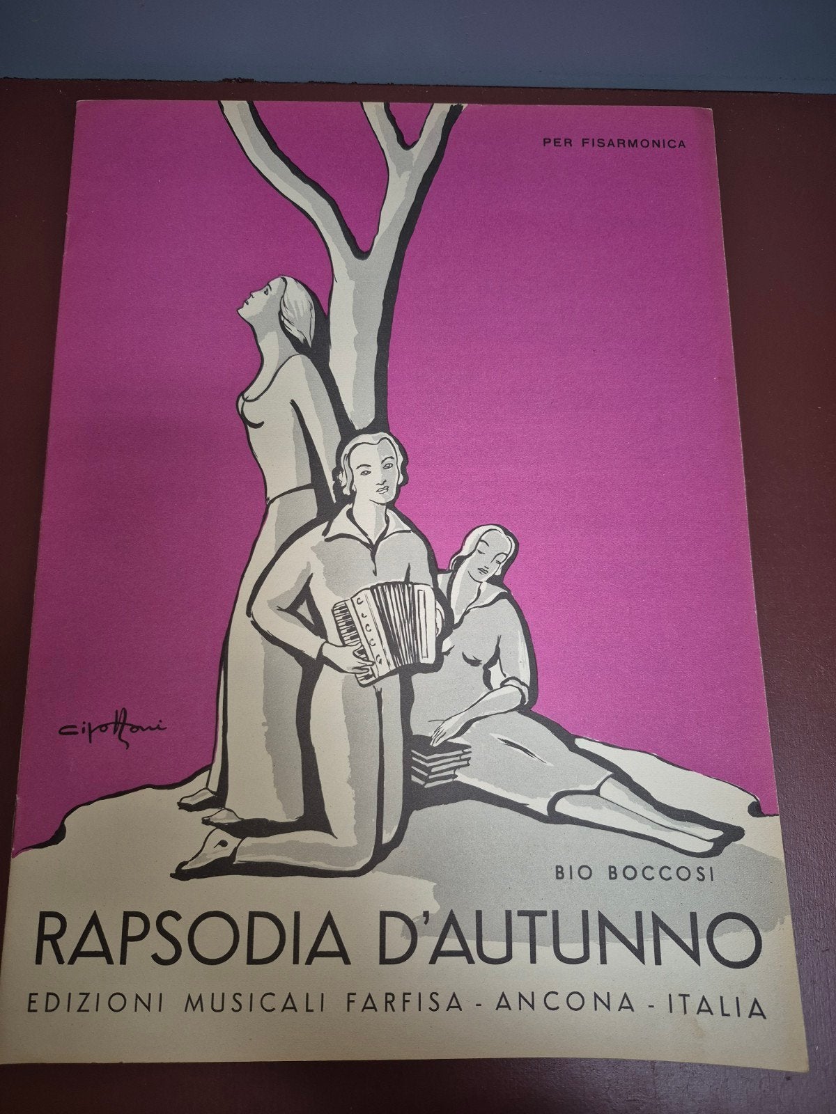 Rapsodia d'Autunno - Bio Boccosi, voor Accordeon, Muziek en Instrumenten, Gebruikt, Klassiek, Ophalen of Verzenden, Artiest of Componist
