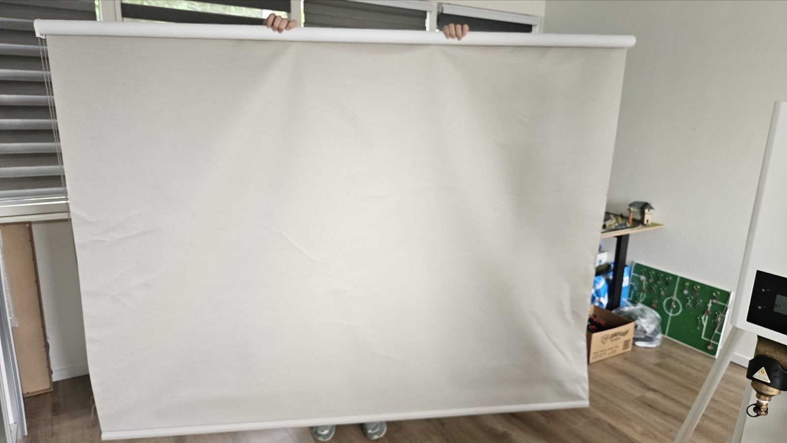 Rolgordijn Veneta 216cm breed zandkleur, Ophalen, Overige merken, Verduisterend, 230 cm
