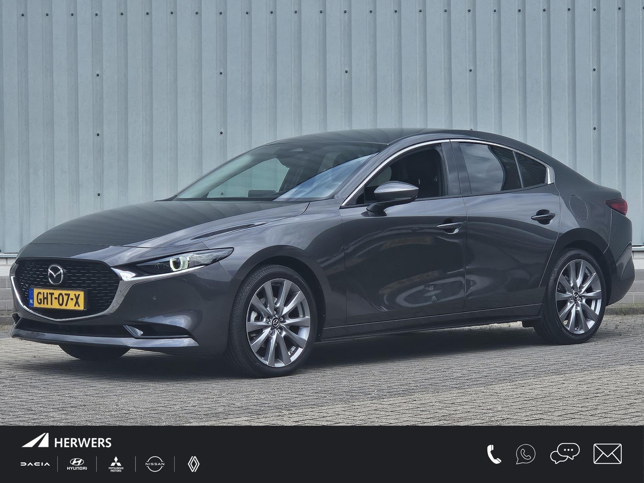 Mazda 3 2.0 SkyActiv Hybrid 150PK Exclusive-Line / Trekhaak, Auto's, Mazda, 1998 cc, Gebruikt, 4 cilinders, 150 pk