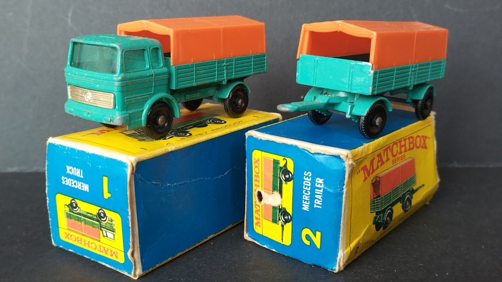 Mercedes Benz LP Lesney Matchbox Pol, Gebruikt, Lesney, Verzenden, .